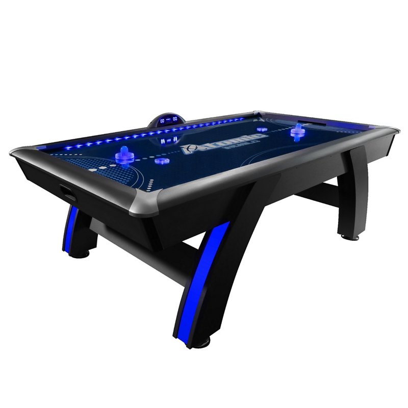 Atomic Indiglo 90" LED Air Hockey Table Blue/Black - Billiards And Table Tennis at Academy Sports