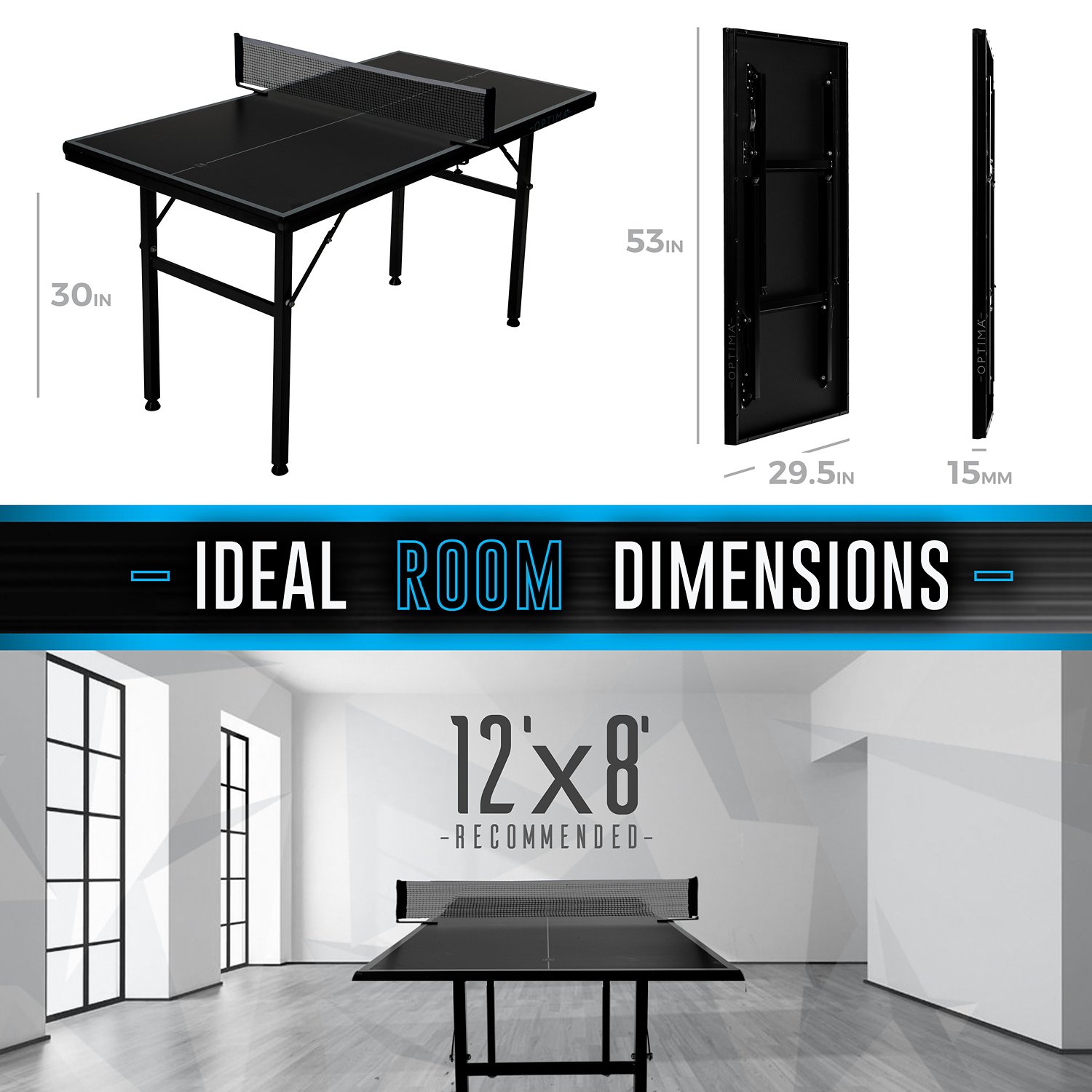Franklin Midsize Table Tennis Table - view number 7