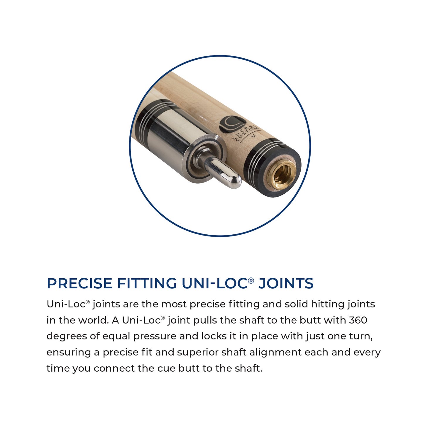 Lucasi Custom Diamond Series Pool Cue                                                                                            - view number 3