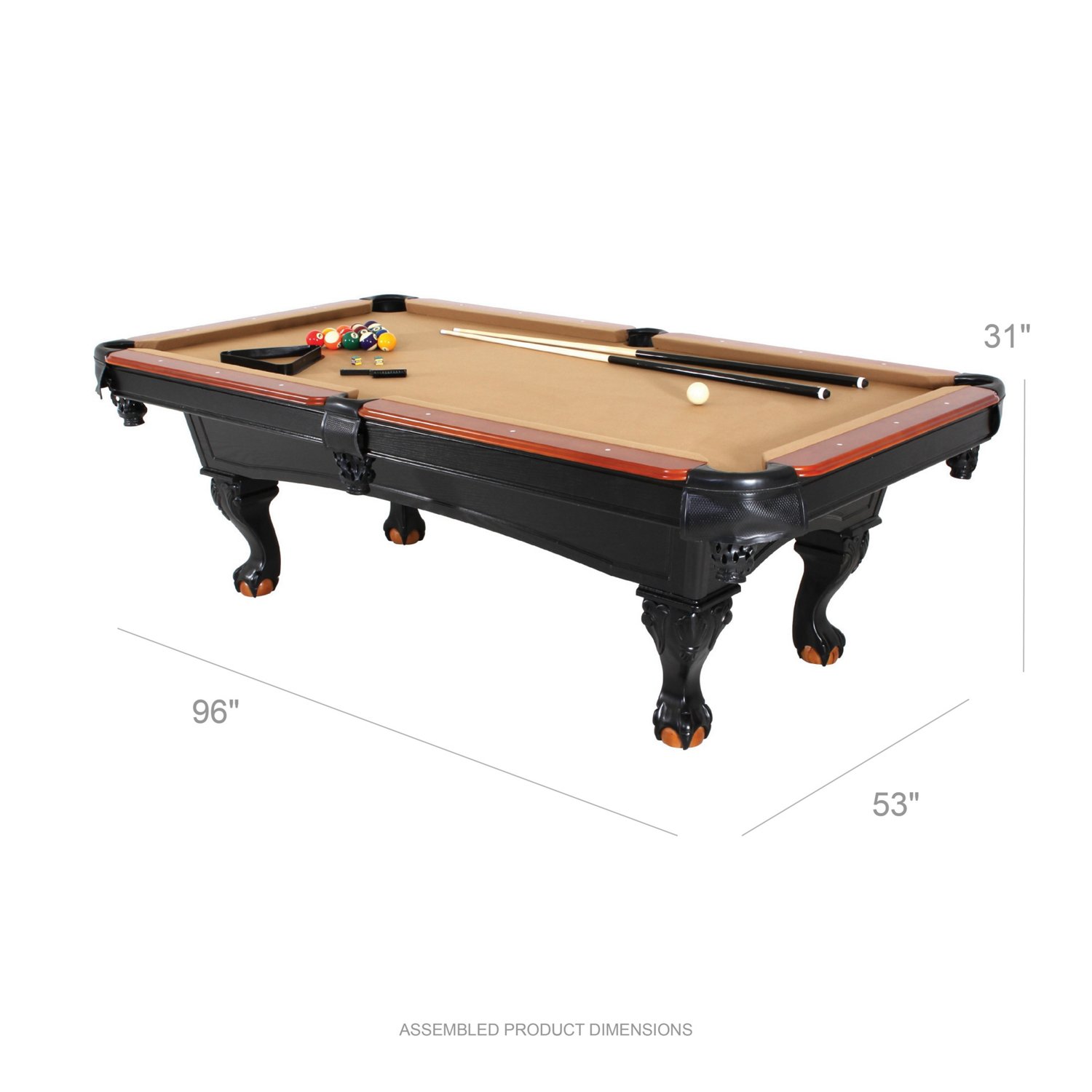 Minnesota Fats 8 ft Covington Pool Table                                                                                         - view number 2