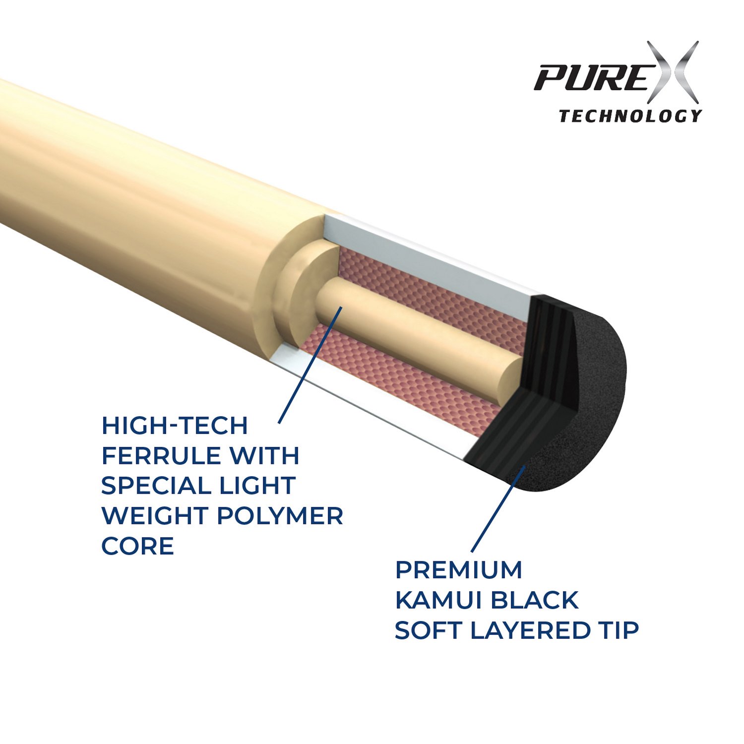 Pure X 2-Piece Pool Cue - view number 3