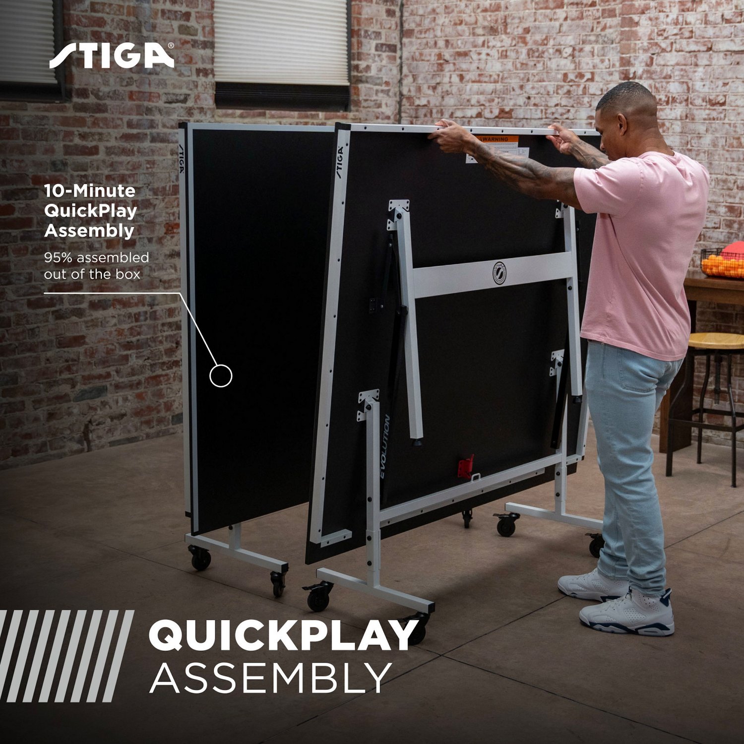 STIGA Evolution Indoor Table Tennis Table