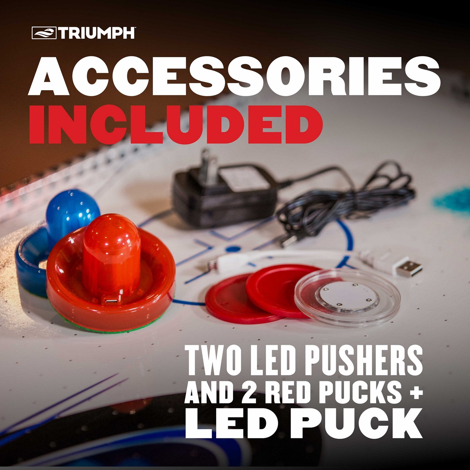 Triumph 54" Fire 'n Ice Air Hockey Table