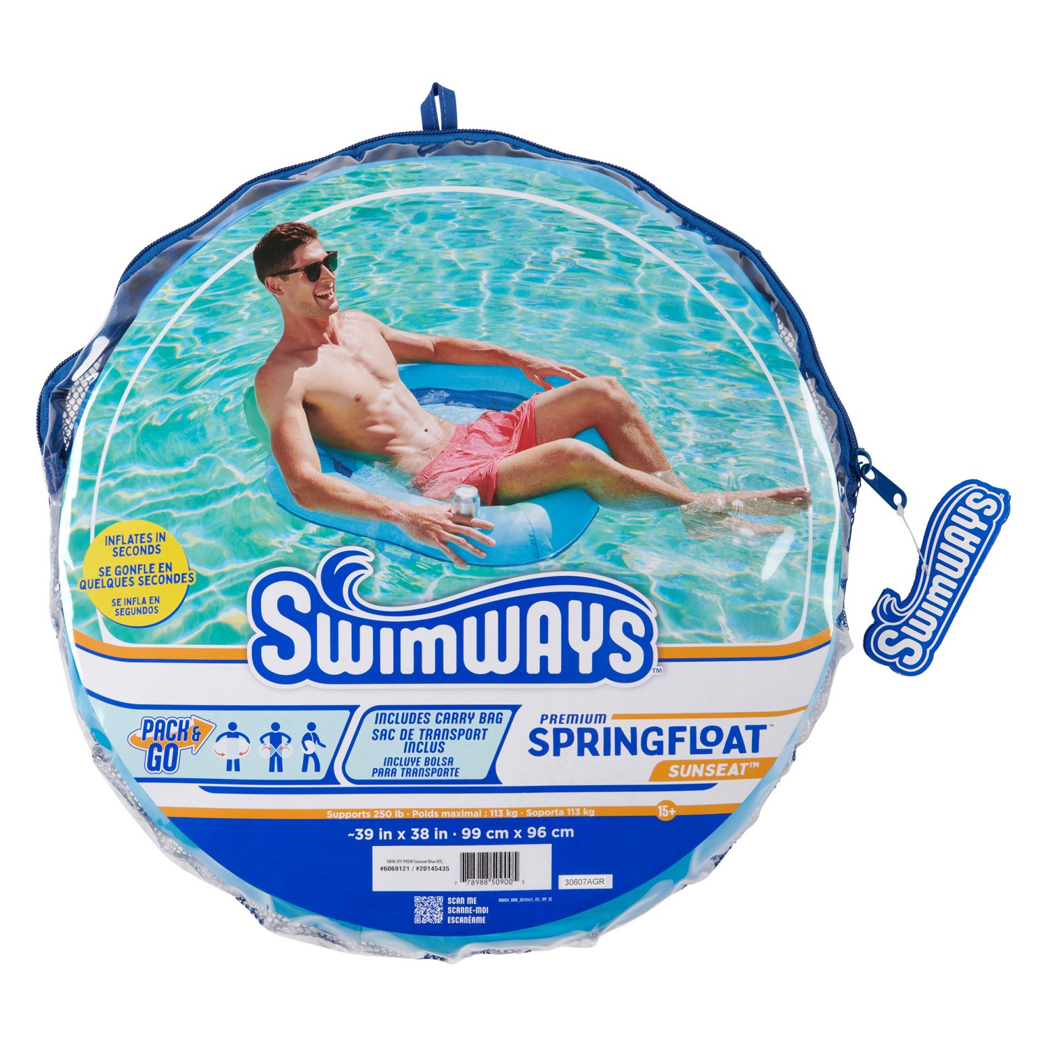 SwimWays Spring Float Sun Seat                                                                                                   - view number 4