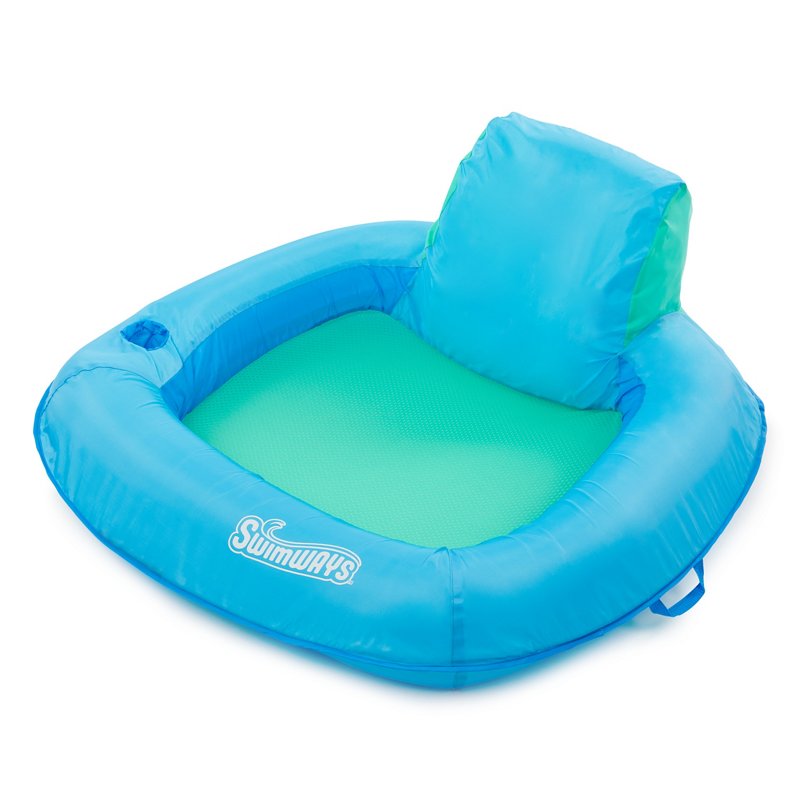 SwimWays Spring Float Sun Seat Sky Blue - Pool Games And Toys at Academy Sports
