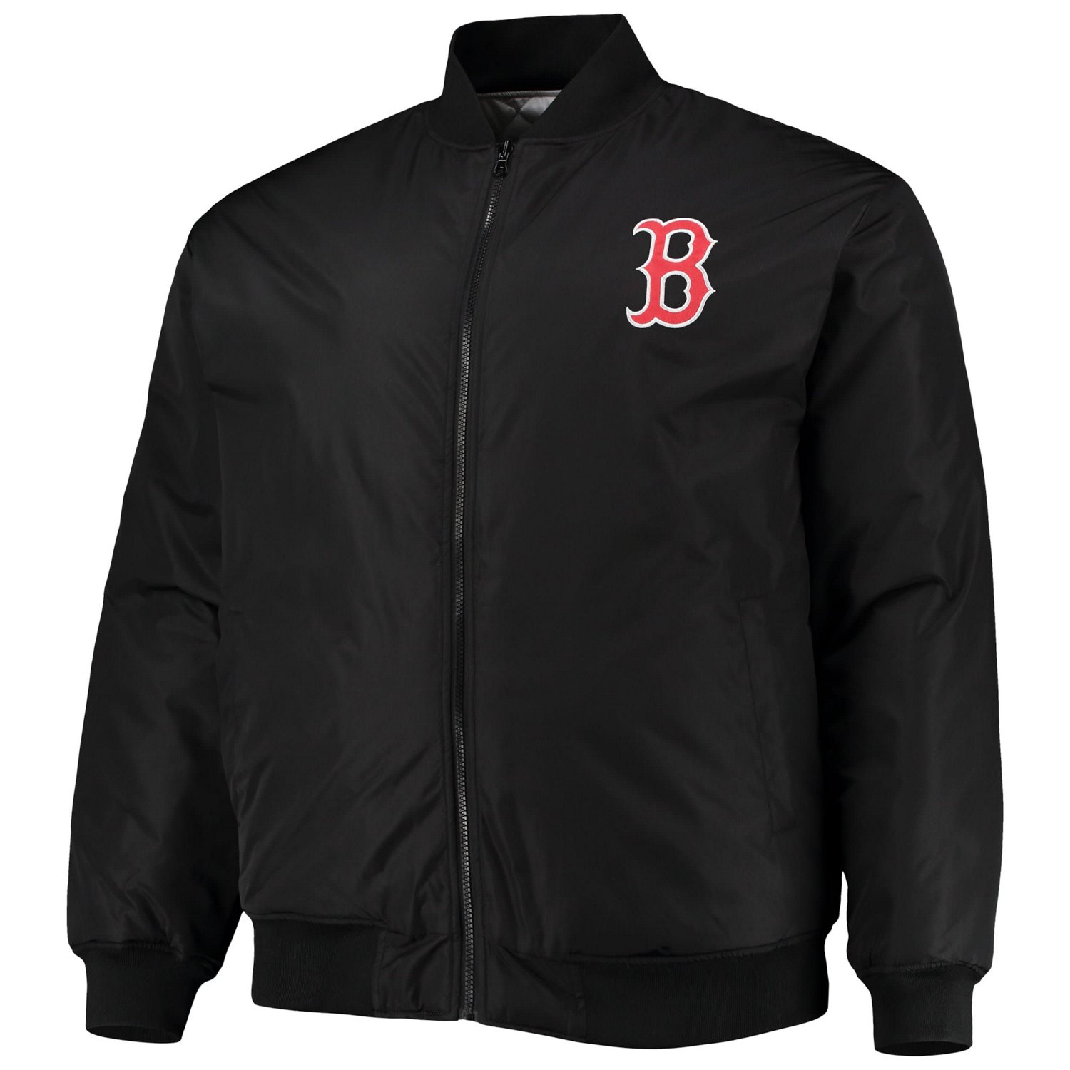 /Black Boston Red Sox Reversible Satin Full-Zip Jacket                                                                           - view number 2