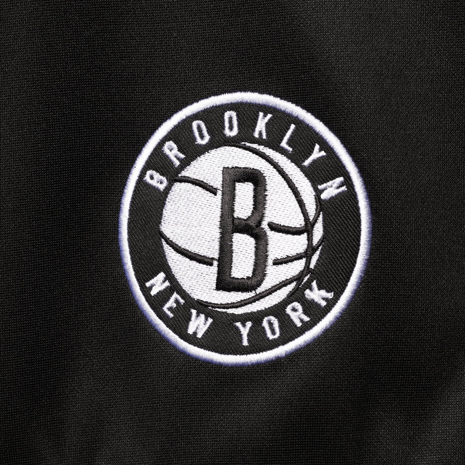 /Gray Brooklyn Nets Big  Tall Pieced Body Full-Zip Track Jacket - view number 3