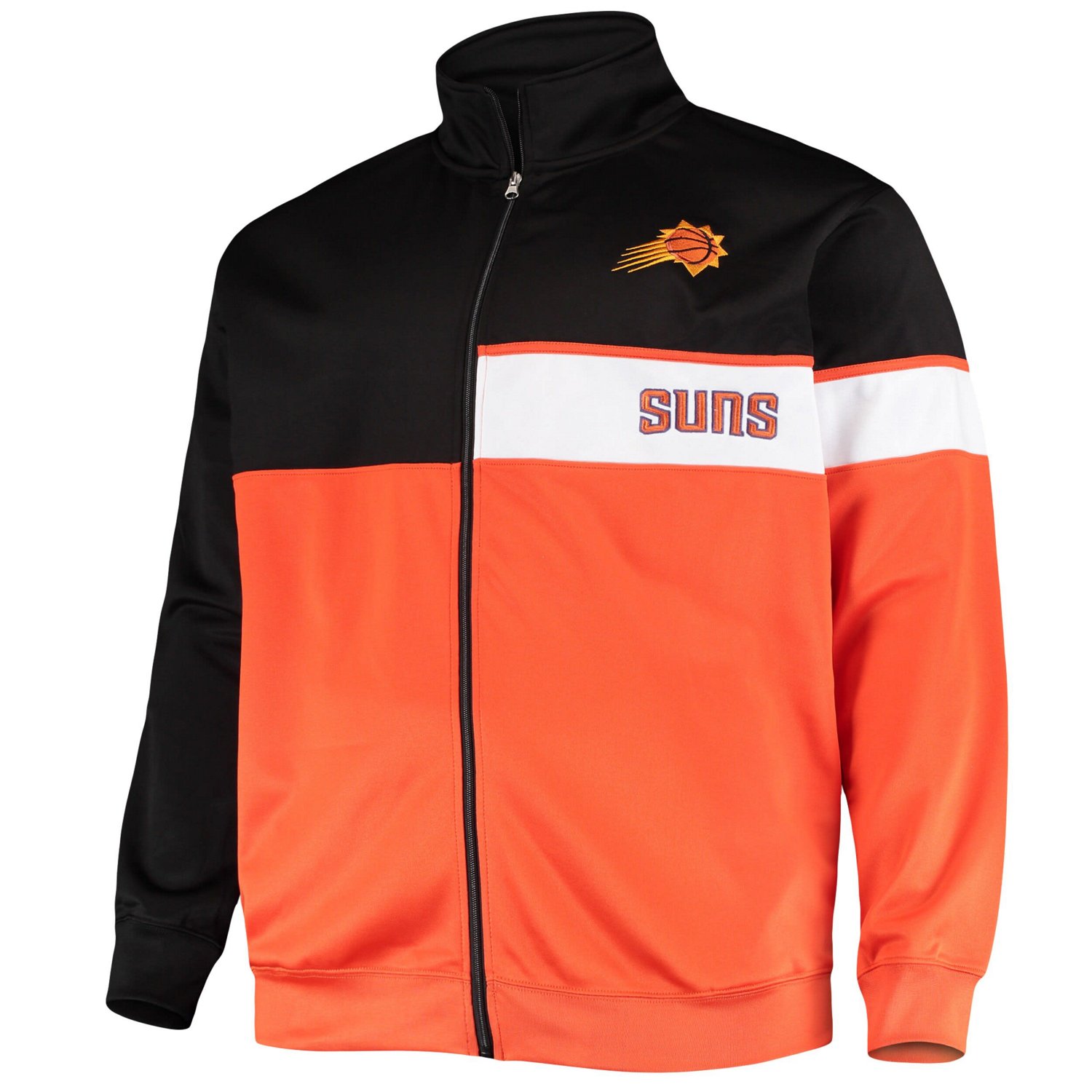 /Orange Phoenix Suns Big  Tall Pieced Body Full-Zip Track Jacket                                                                 - view number 2