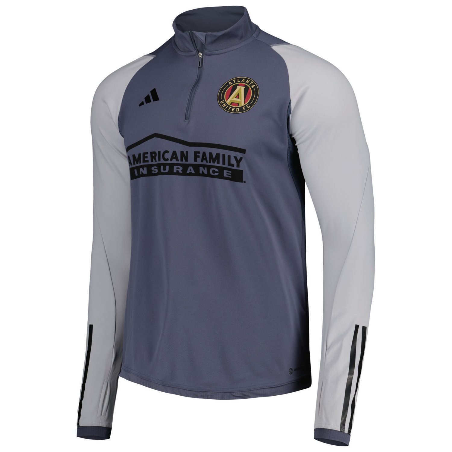 adidas Atlanta United FC 2023 On-Field AEROREADY Quarter-Zip Training Top
