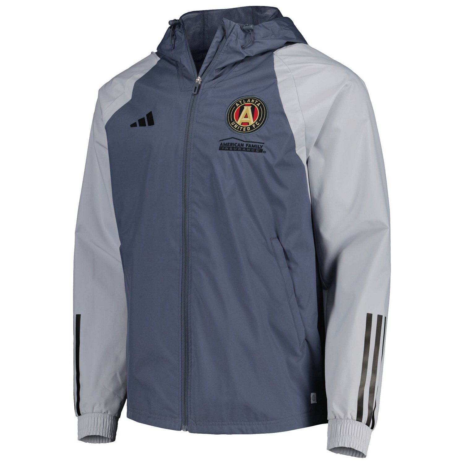 adidas Atlanta United FC All-Weather Raglan Hoodie Full-Zip Jacket - view number 2