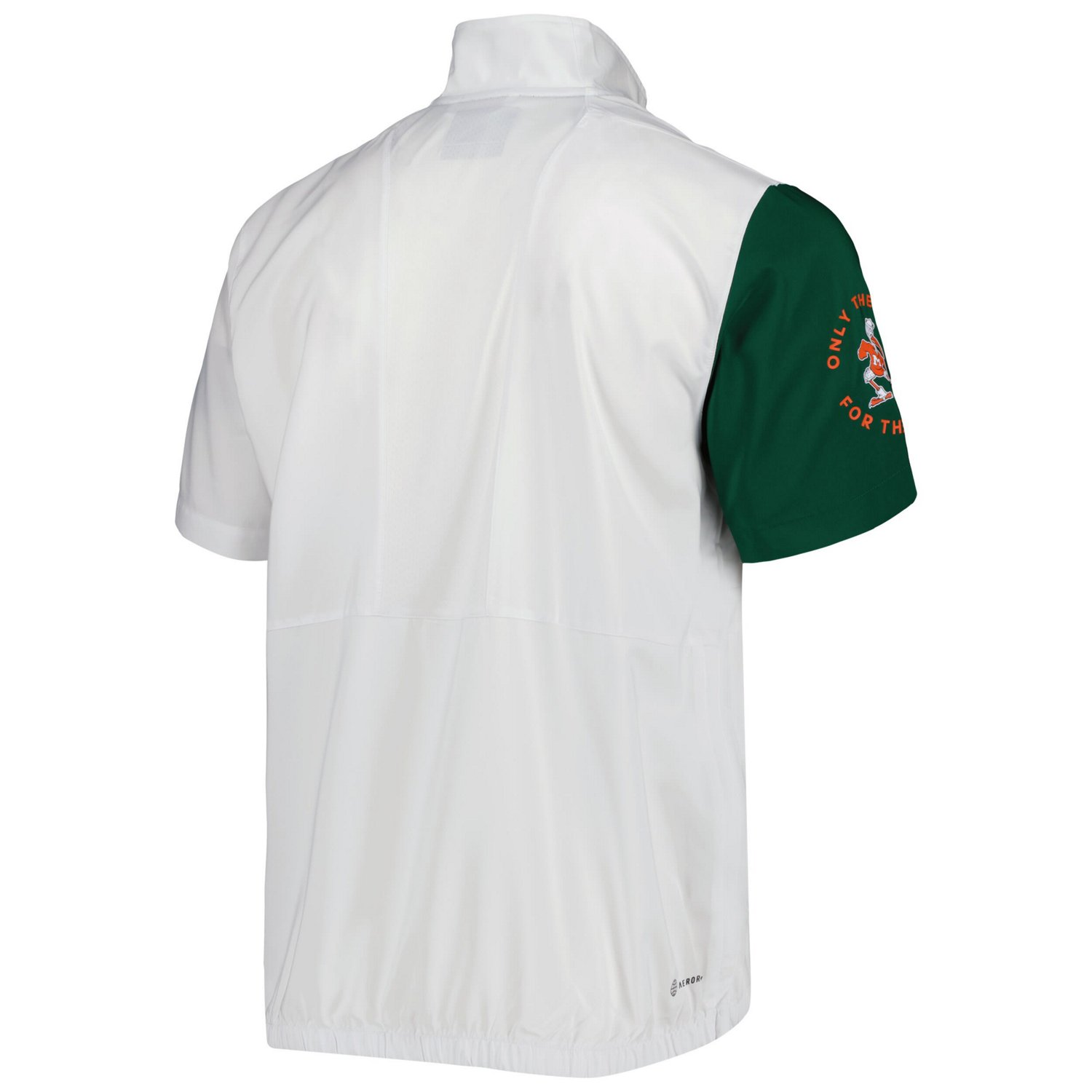 adidas Miami Hurricanes M STM AEROREADY Half-Zip Jacket - view number 3