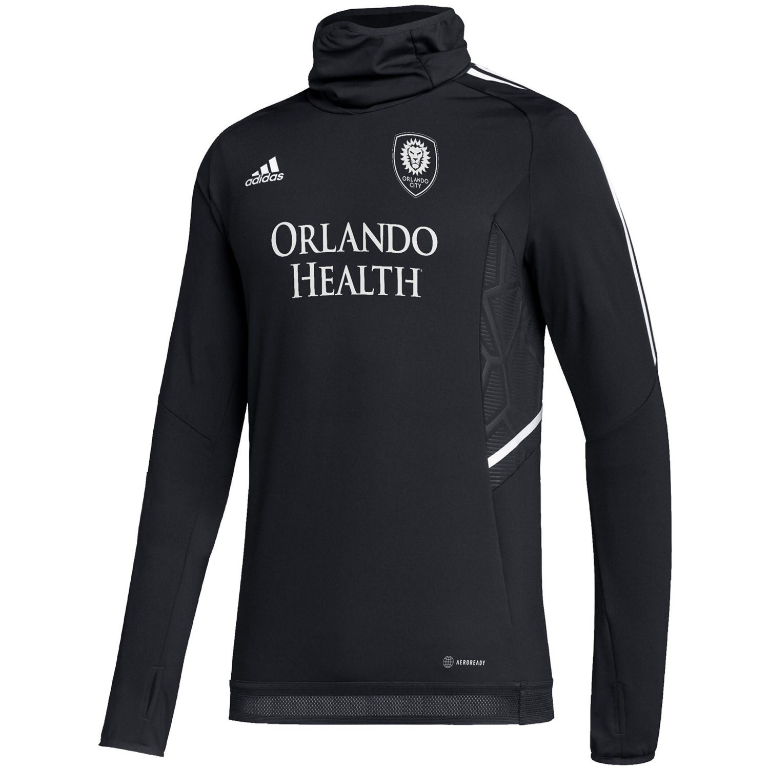 adidas Orlando City SC COLDRDY Raglan Warmup Pullover Jacket - view number 2