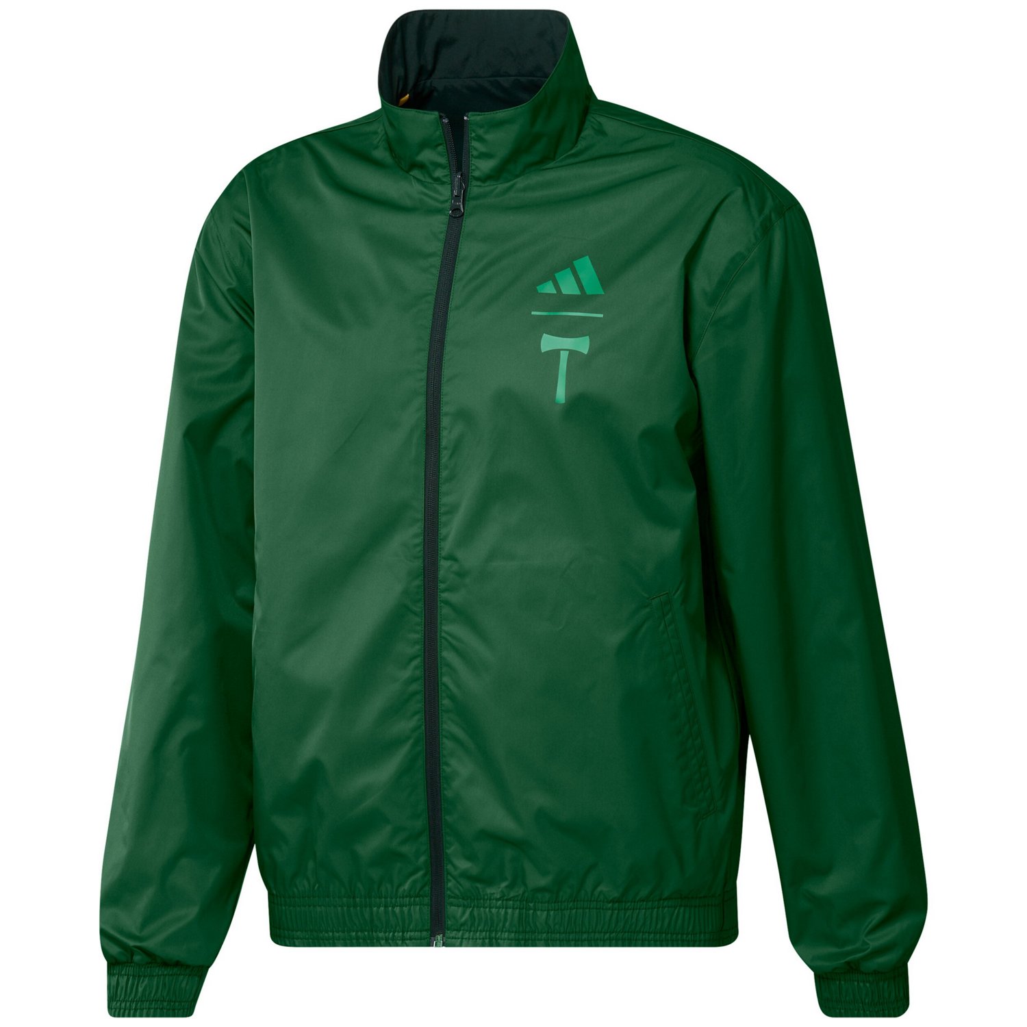 adidas Portland Timbers 2023 On-Field Anthem Full-Zip Reversible Team Jacket