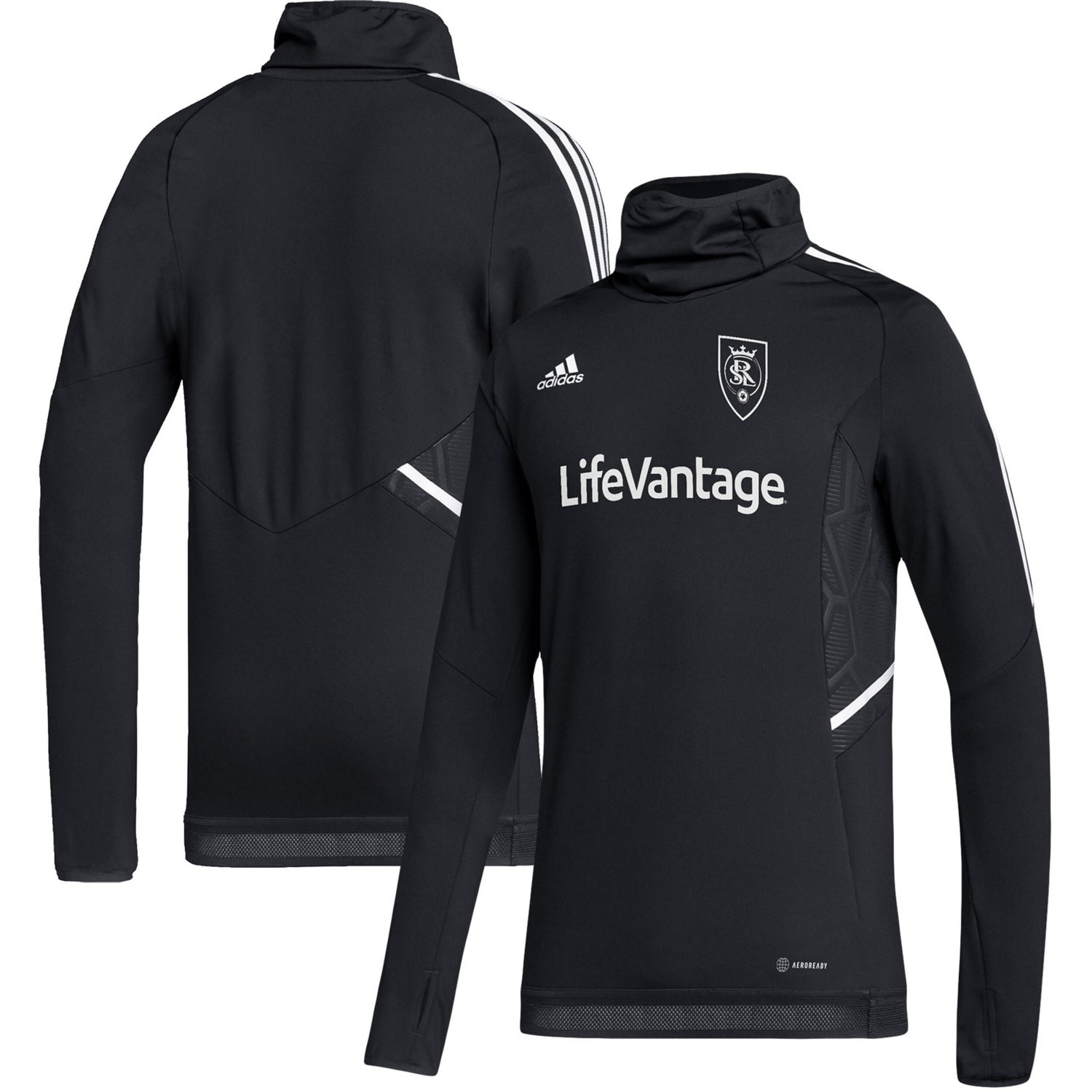 adidas Real Salt Lake COLDRDY Raglan Warmup Pullover Jacket