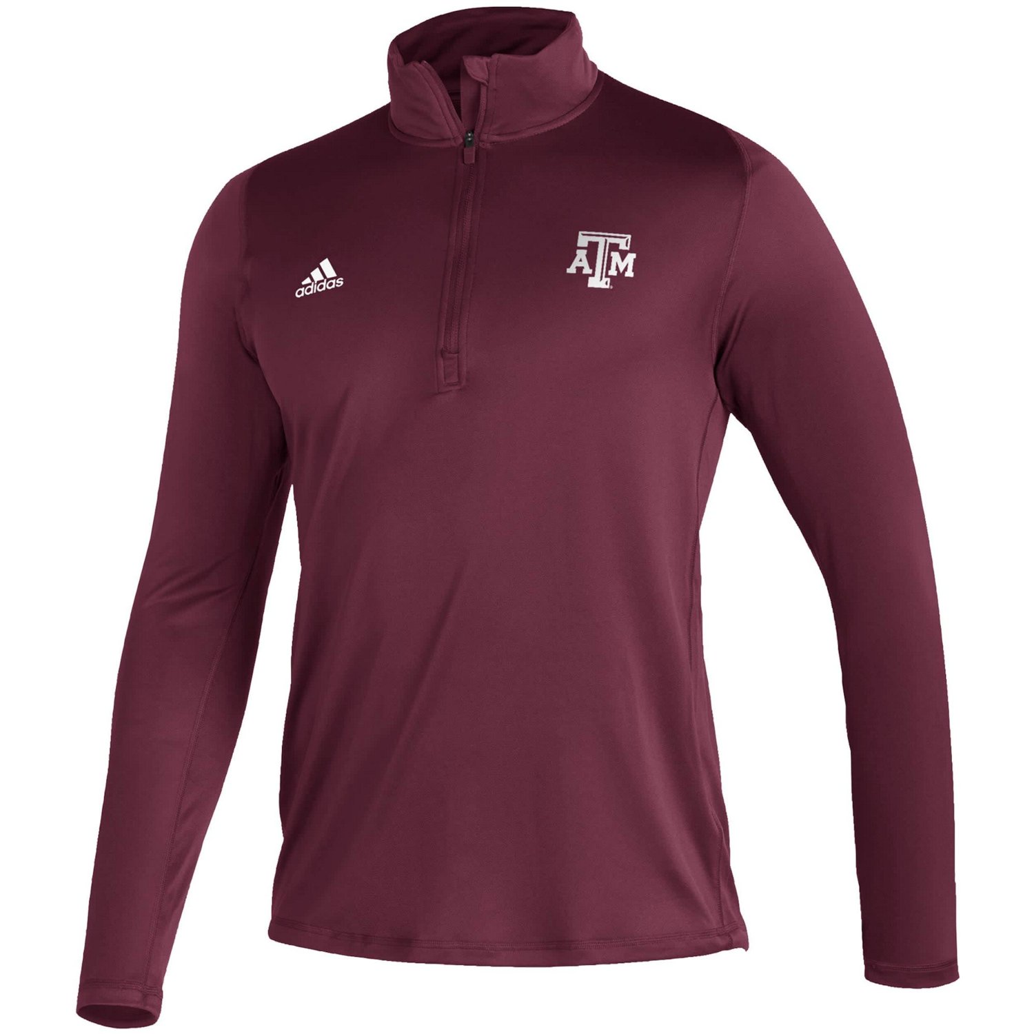 adidas Texas AM Aggies Freelift Sport Raglan Quarter-Zip Jacket                                                                  - view number 2