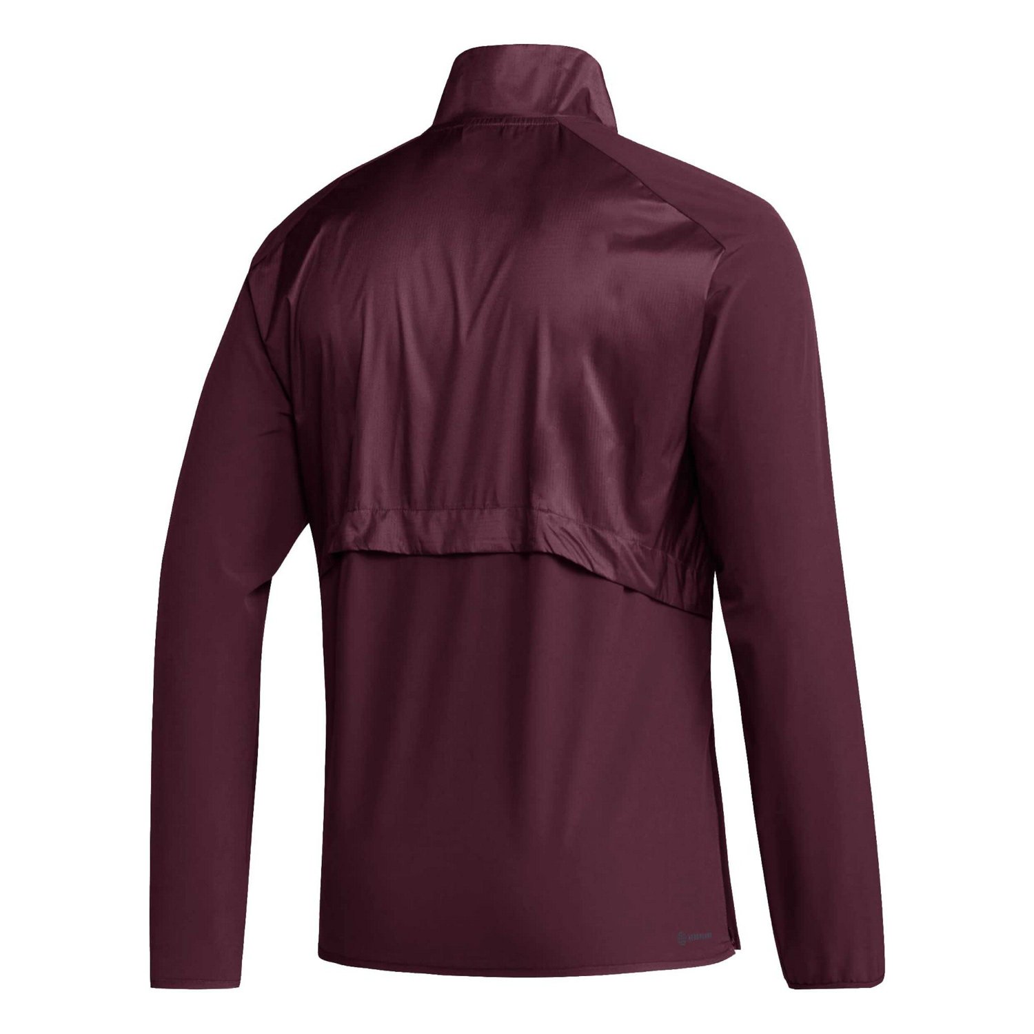 adidas Texas AM Aggies Sideline AEROREADY Raglan Sleeve Quarter-Zip Jacket                                                       - view number 3