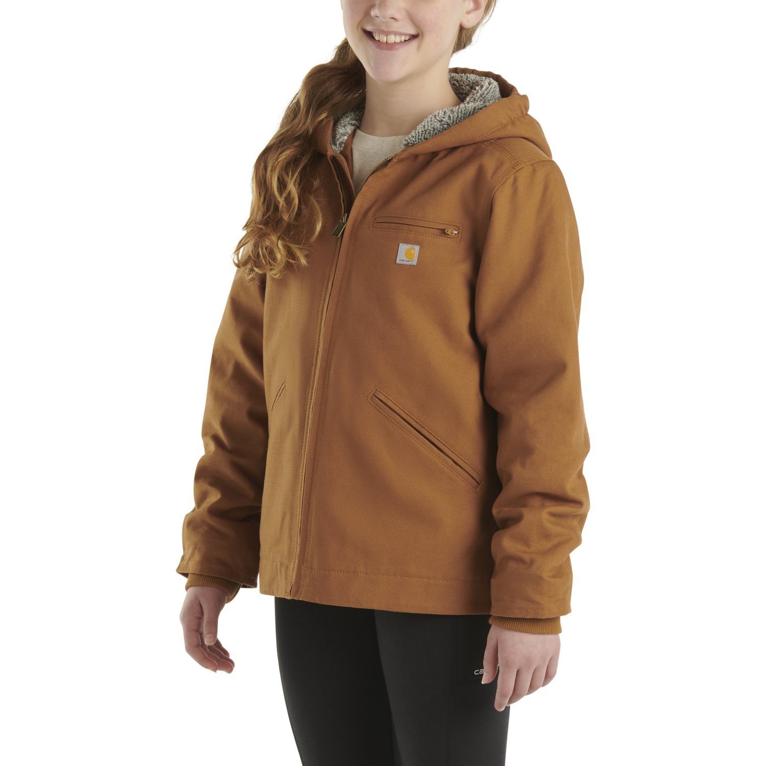 Carhartt Girls' Sierra Hooded Jacket - view number 3