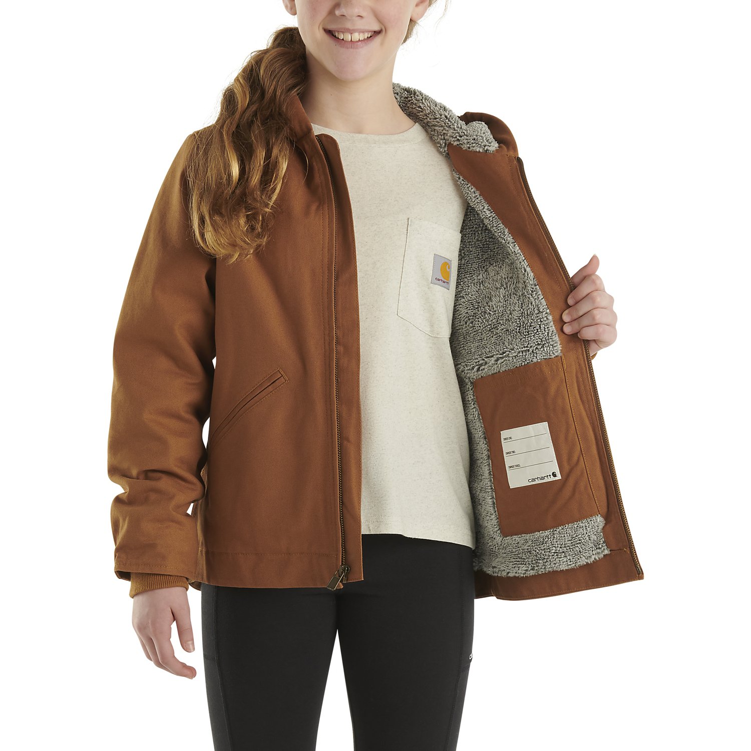 Carhartt Girls' Sierra Hooded Jacket - view number 2