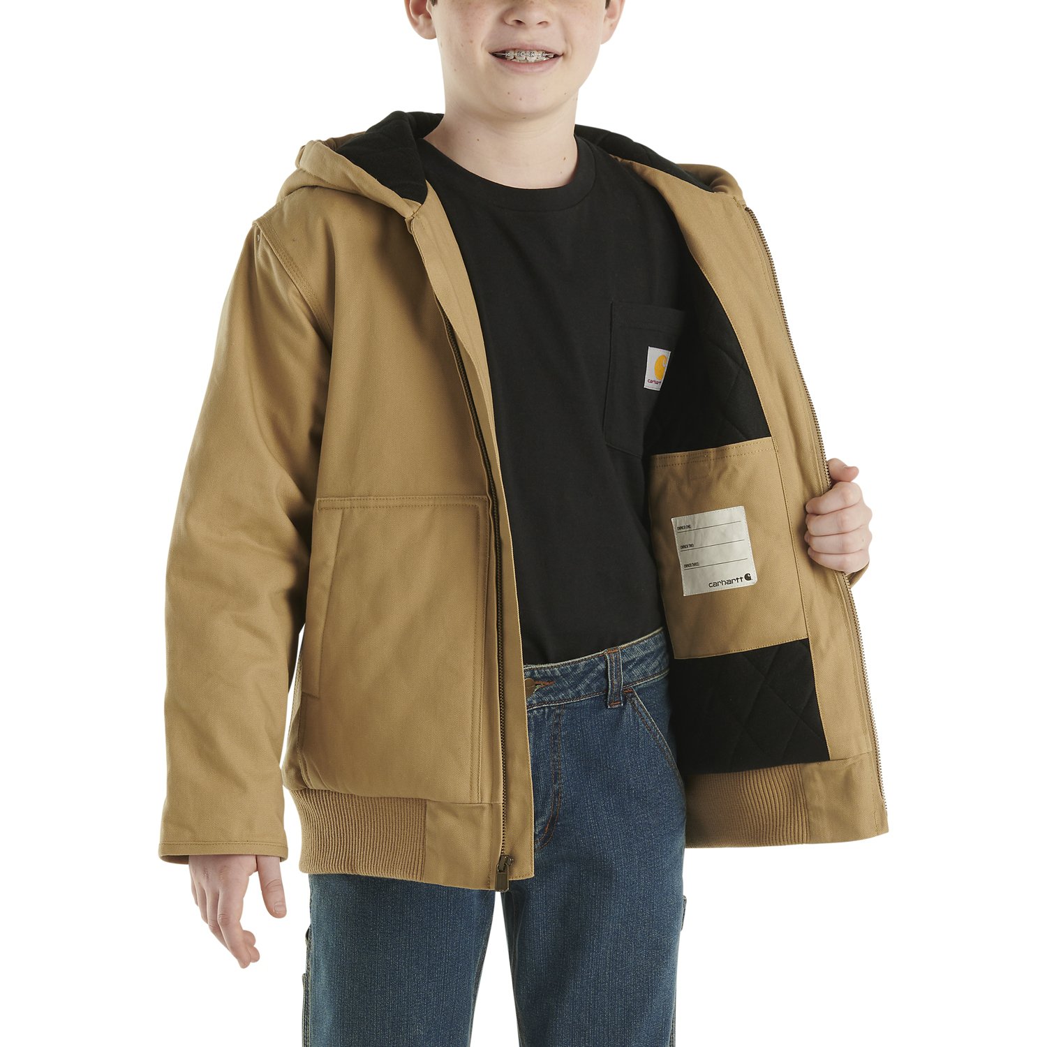 Carhartt Girls Work Active Jacket Free Shipping at Academy