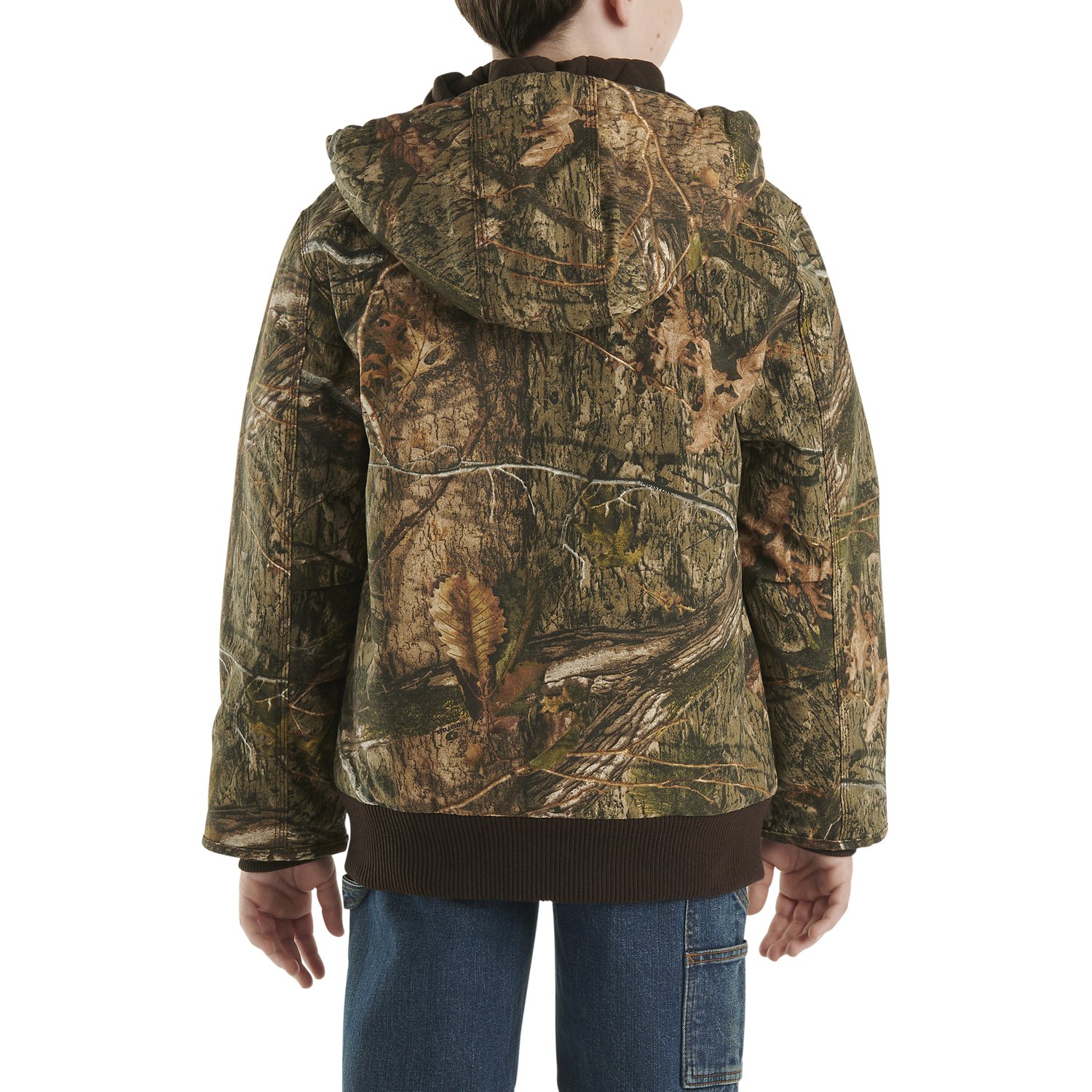 Carhartt Zip-Front Canvas Insulated Hooded Camo Jacket - view number 3
