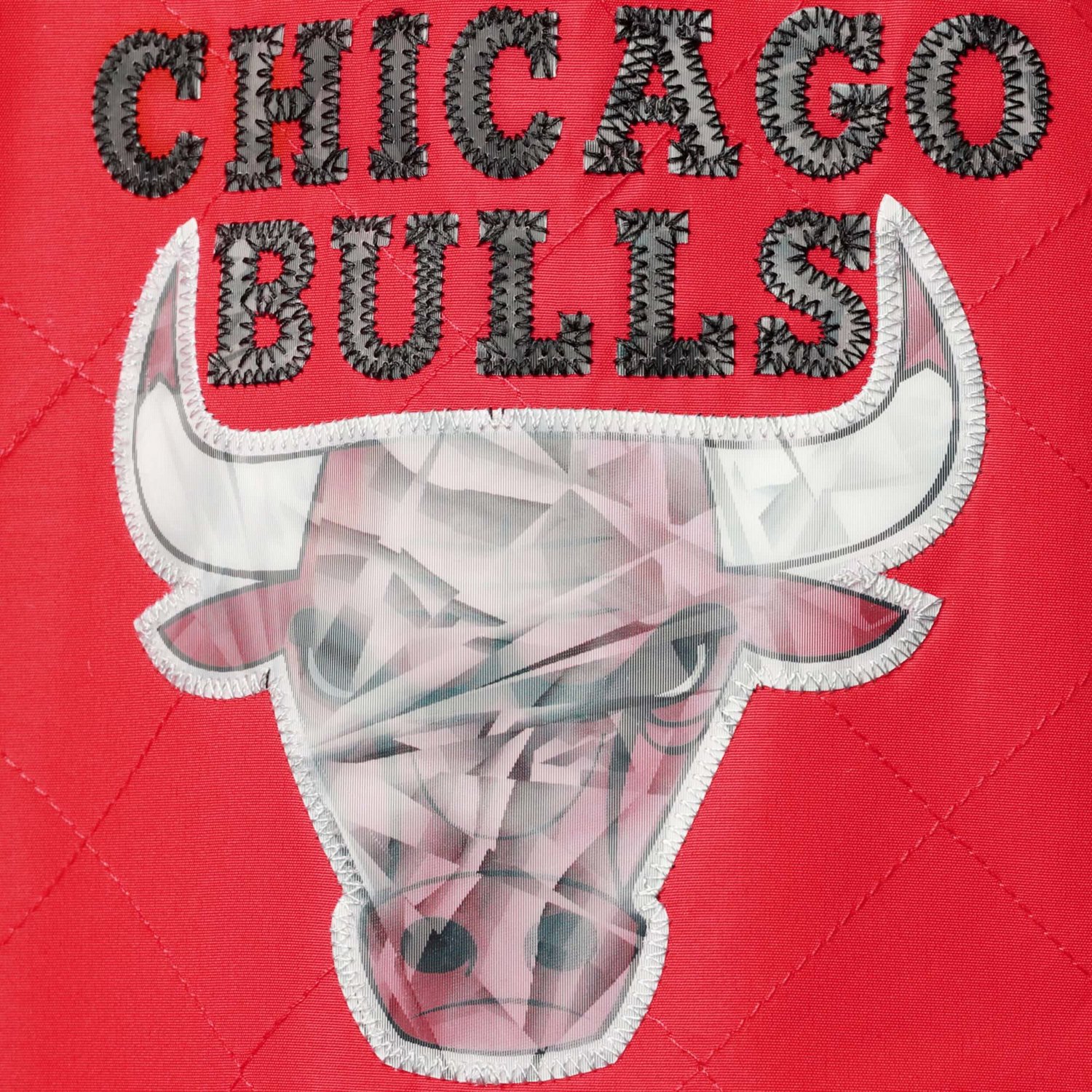 Chicago Bulls Mitchell  Ness Hardwood Classics 75th Anniversary Authentic Warmup Full-Snap Jacket                                - view number 4