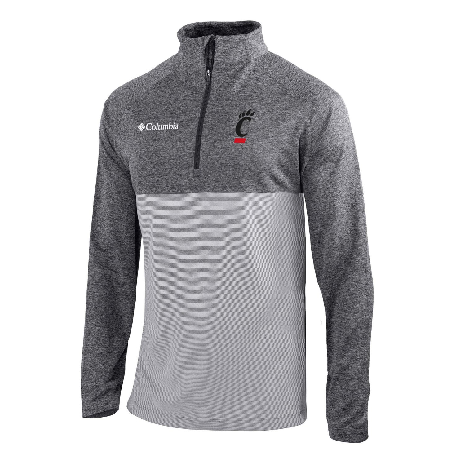 Columbia /Light Cincinnati Bearcats Omni-Wick Rockin' It Quarter-Zip Pullover Top - view number 2