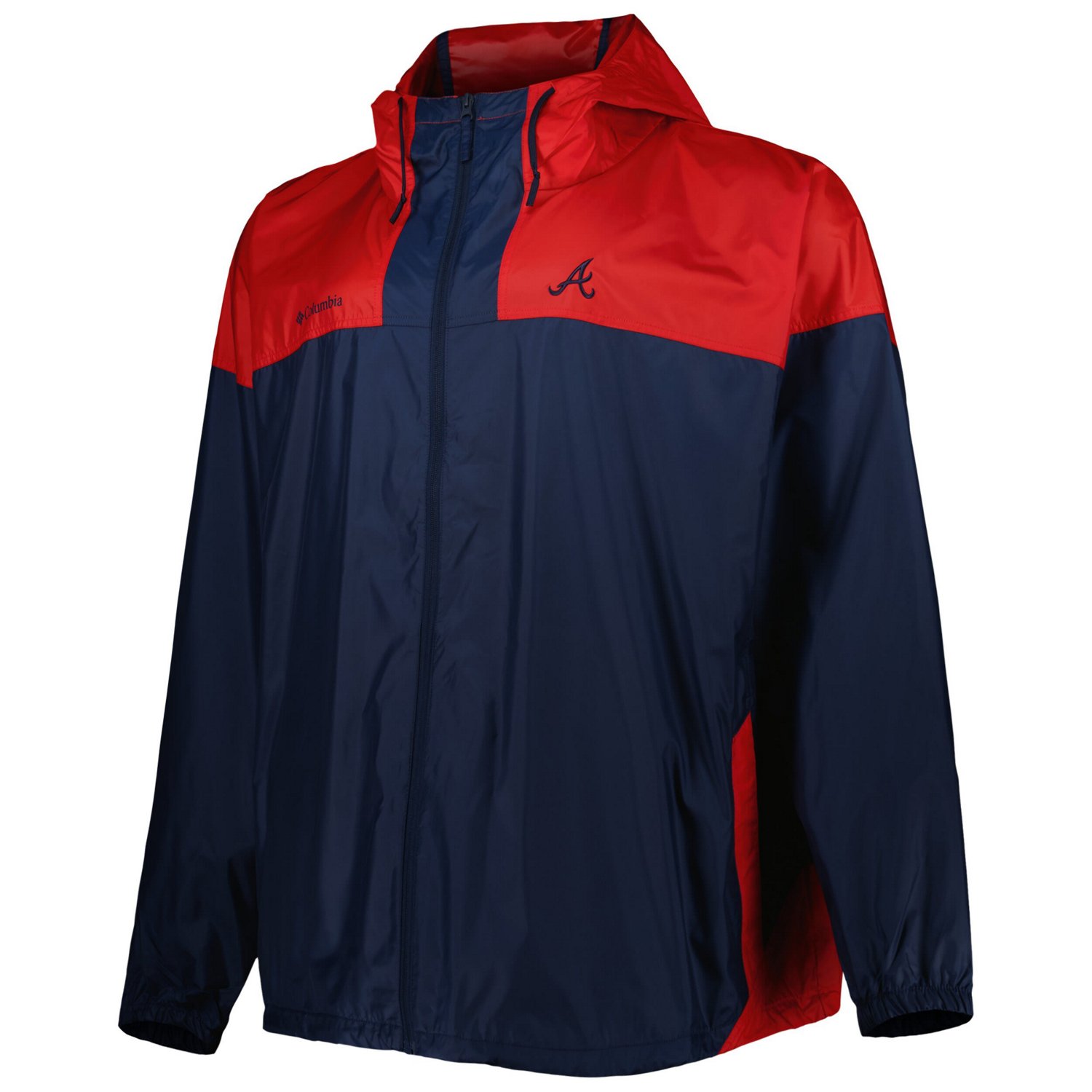 Columbia Atlanta Braves Flash Forward Challenger Omni-Shade Full-Zip Windbreaker                                                 - view number 2