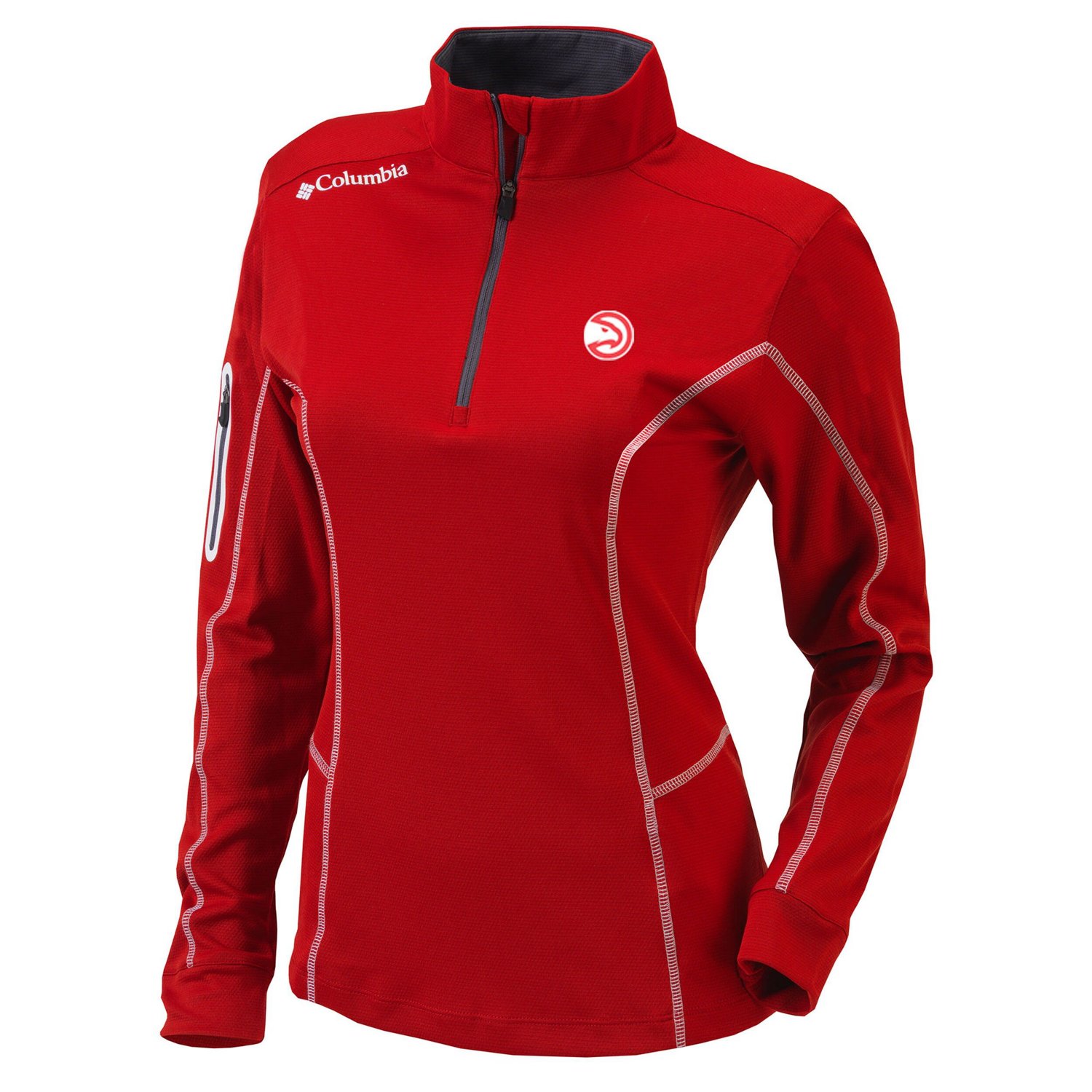Columbia Atlanta Hawks Omni-Wick Shotgun Quarter-Zip Pullover Top                                                                - view number 2