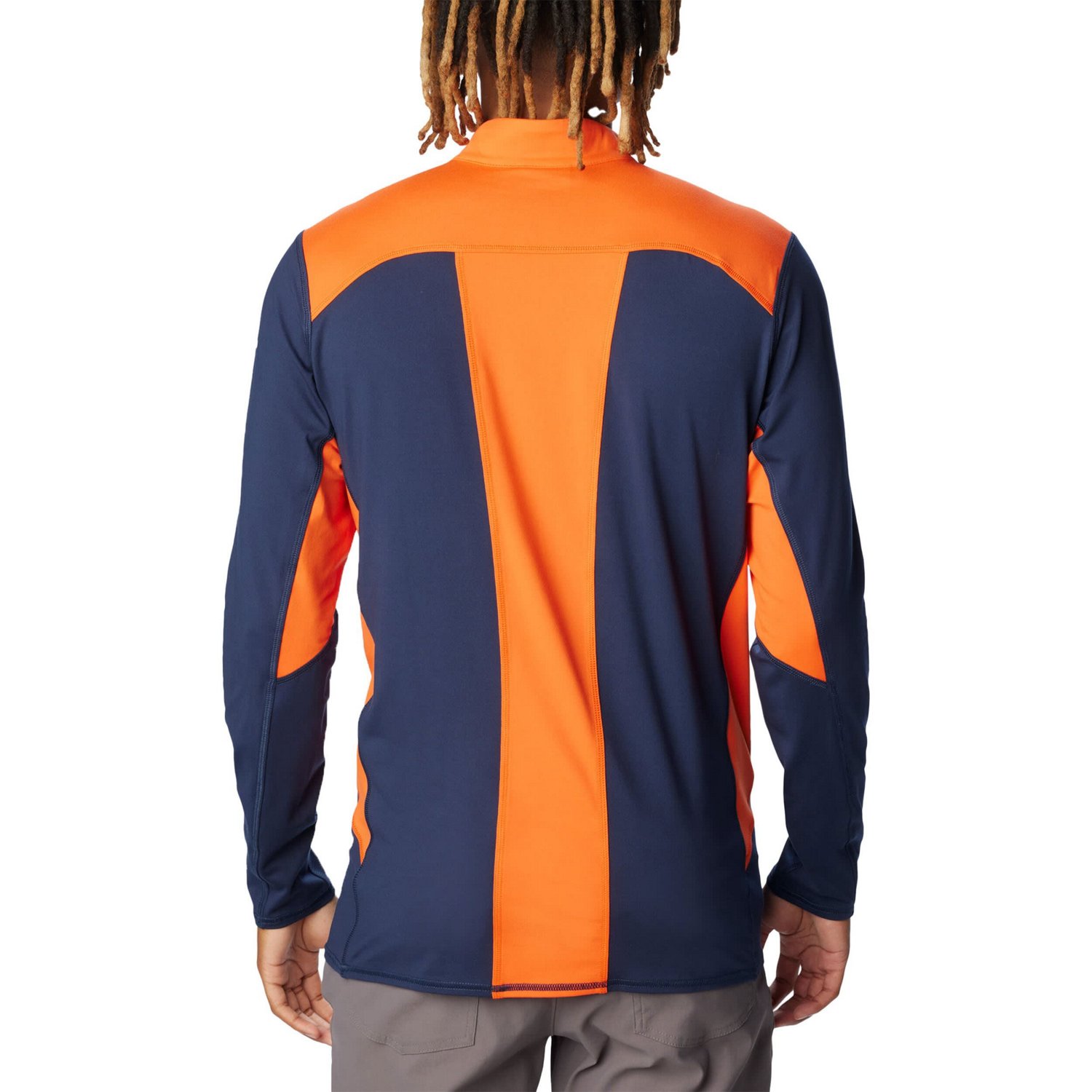 Columbia Auburn Tigers Tech Trail Omni-Shade Quarter-Zip Top