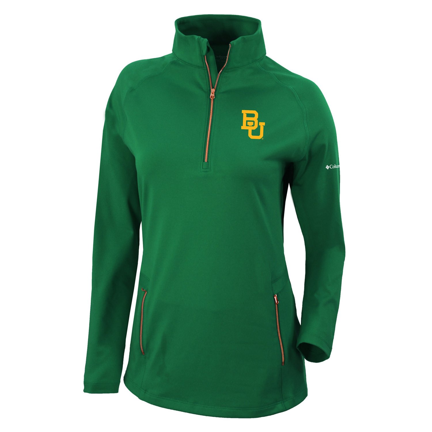 Columbia Baylor Bears Outward Nine Quarter-Zip Pullover Top                                                                      - view number 2