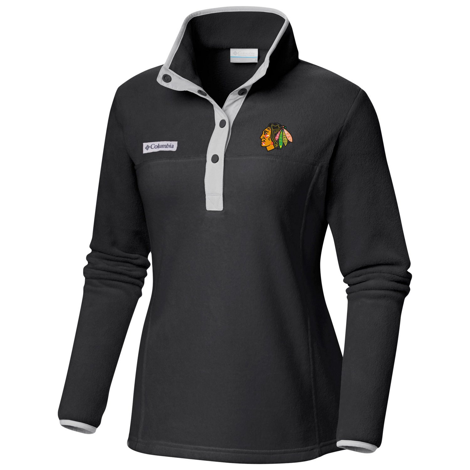 Columbia Chicago hawks Benton Springs Half-Snap Jacket                                                                           - view number 2