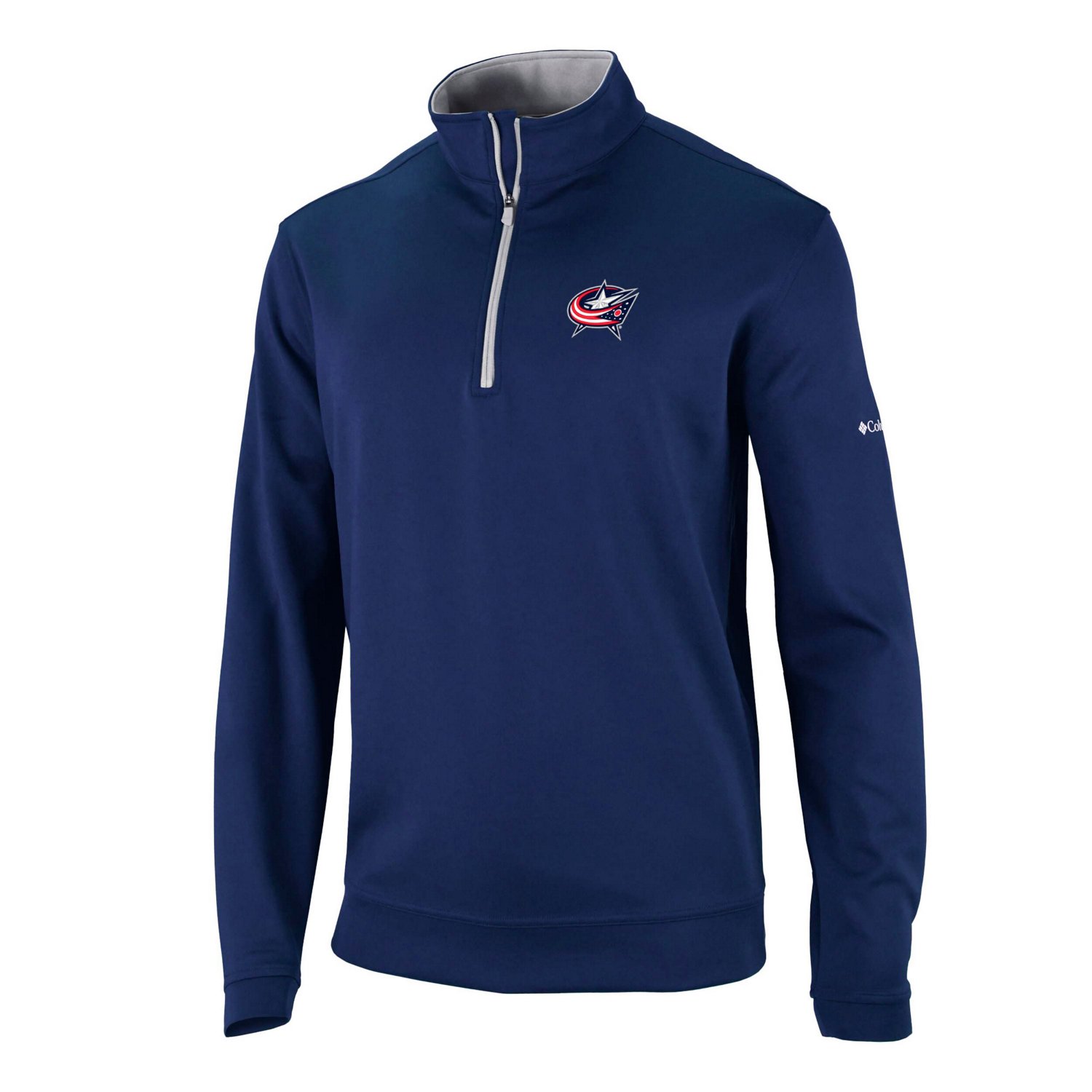 Columbia Columbus Blue Jackets Wickham Hills Omni-Wick Quarter-Zip Jacket                                                        - view number 2