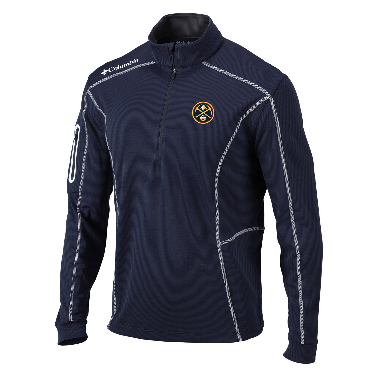 Columbia Denver Nuggets Shotgun Quarter-Zip Pullover Jacket                                                                      - view number 2