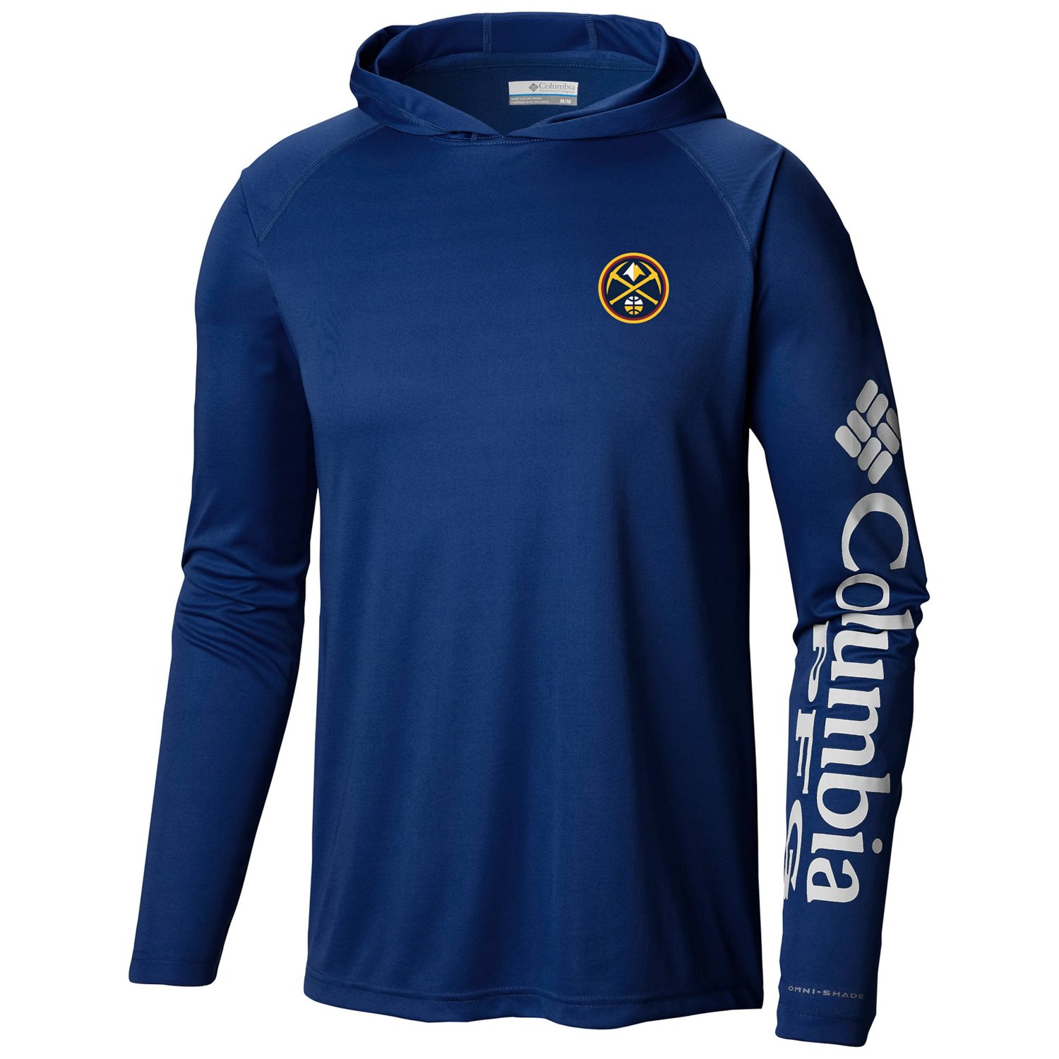 Columbia Denver Nuggets Terminal Tackle Long Sleeve Hoodie T-Shirt