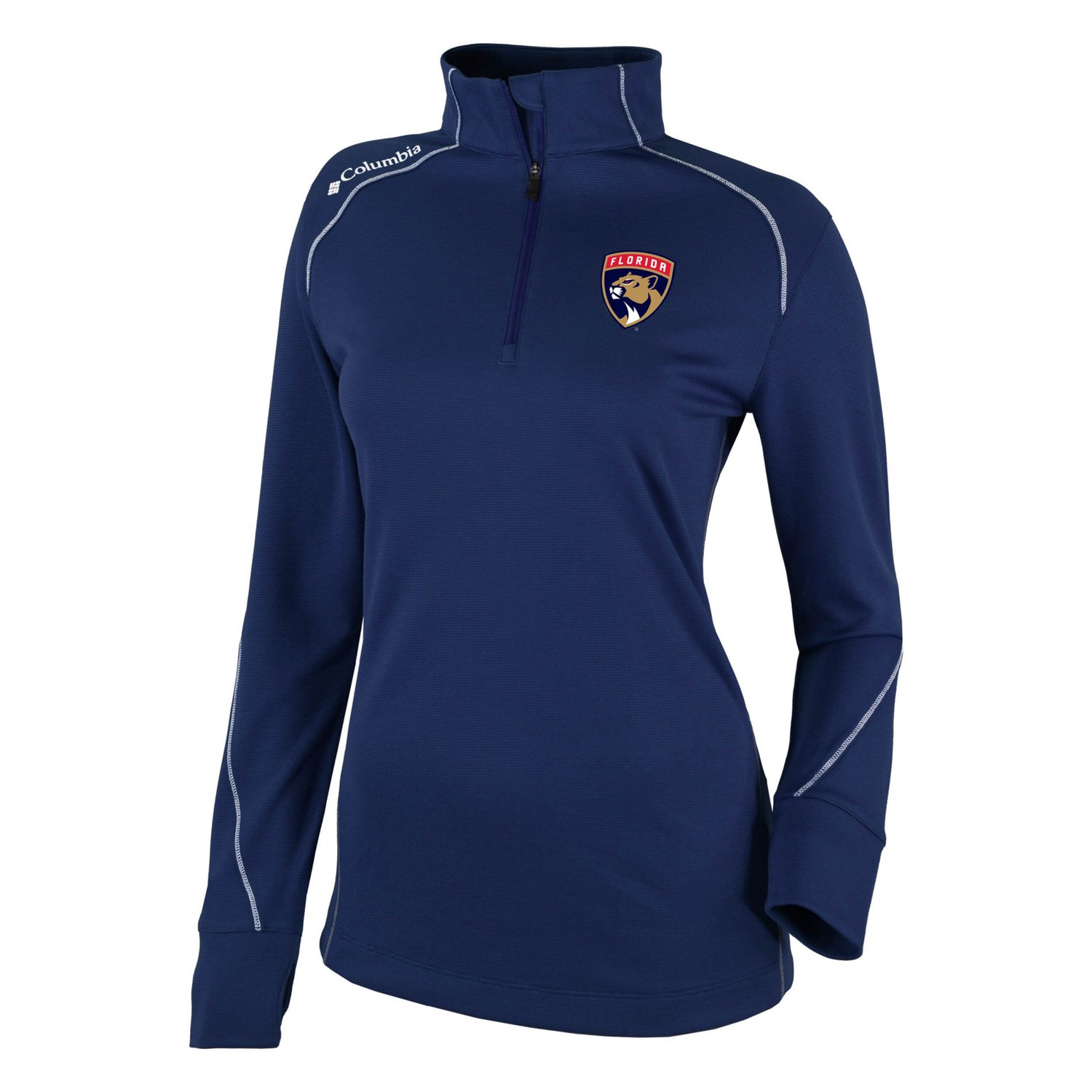 Columbia Florida Panthers Omni-Wick Shotgun 20 Quarter-Zip Pullover Top                                                          - view number 2