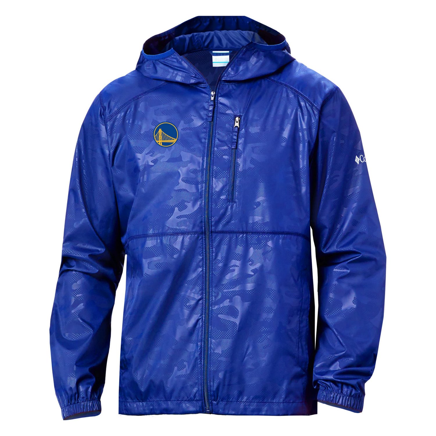 Columbia Golden State Warriors Camo Flash Forward Full-Zip Windbreaker Jacket - view number 2