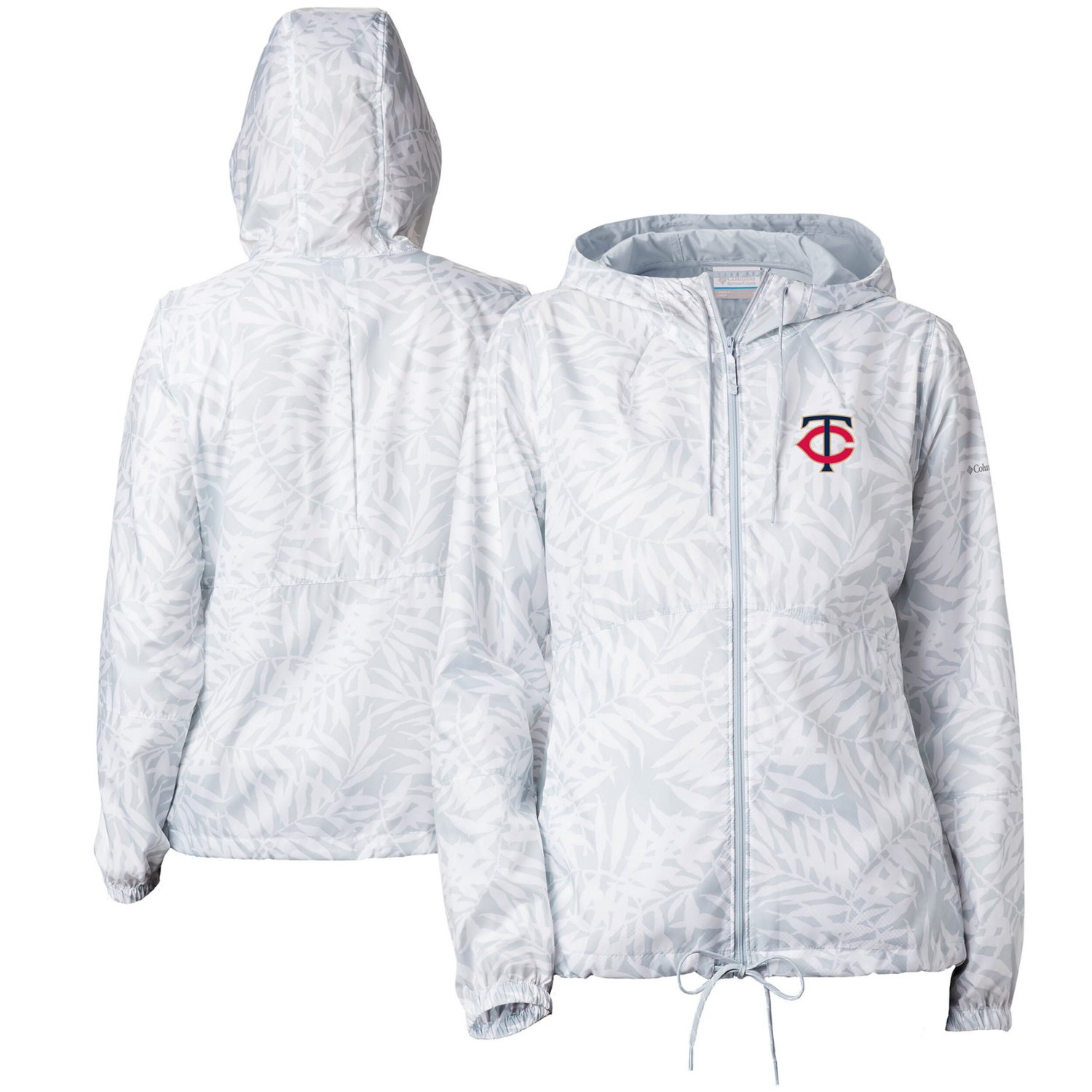 Columbia Gray Minnesota Twins Flash Forward Full-Zip Windbreaker Jacket                                                          - view number 1