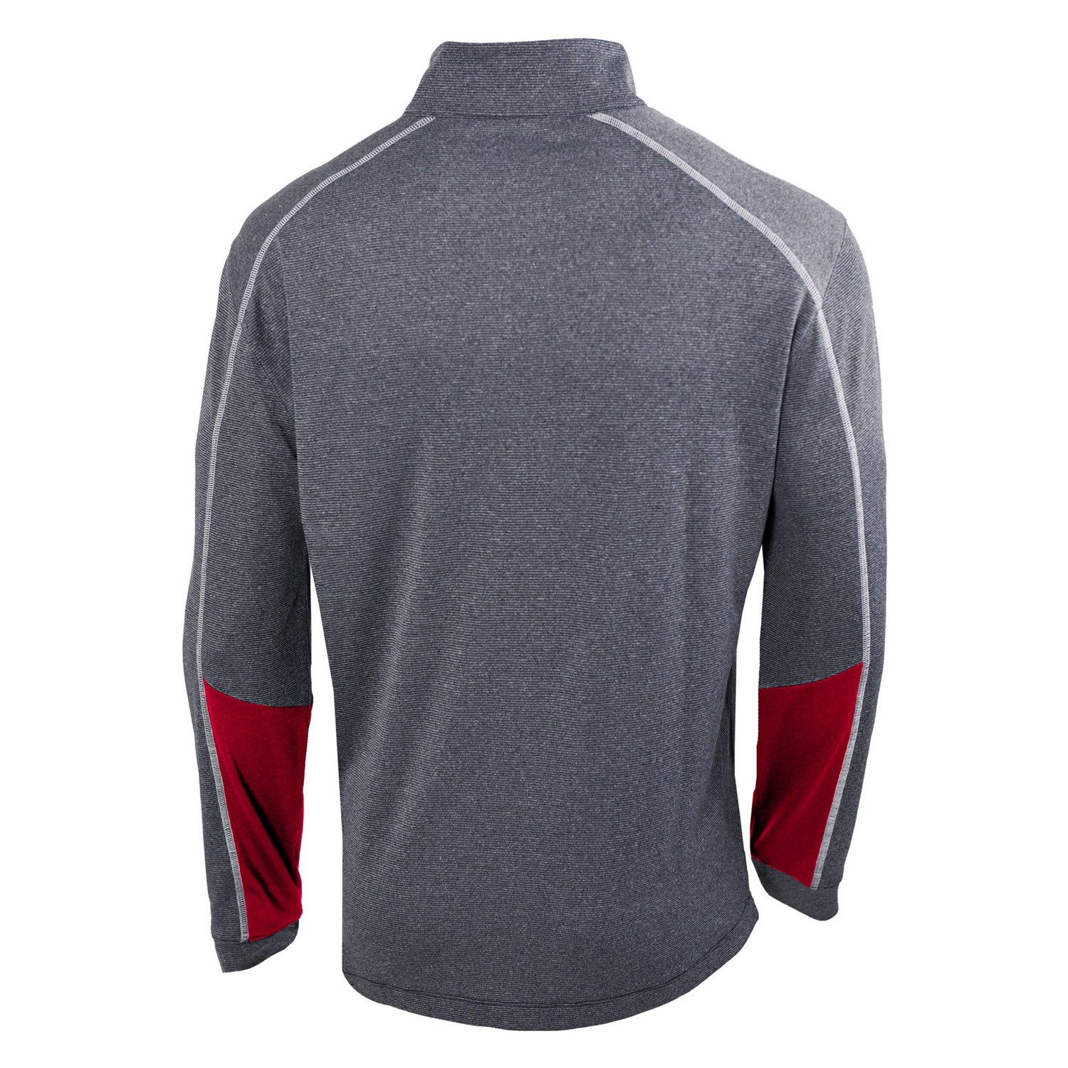 Columbia Gray/ Georgia Bulldogs Omni-Wick Shotgun 20 Quarter-Zip Pullover Top - view number 3