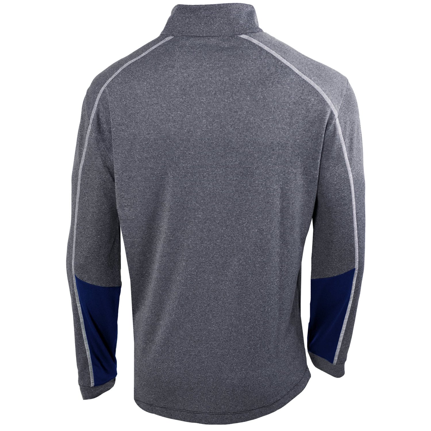 Columbia Gray/ Illinois Fighting Illini Omni-Wick Shotgun 20 Quarter-Zip Pullover Top - view number 3