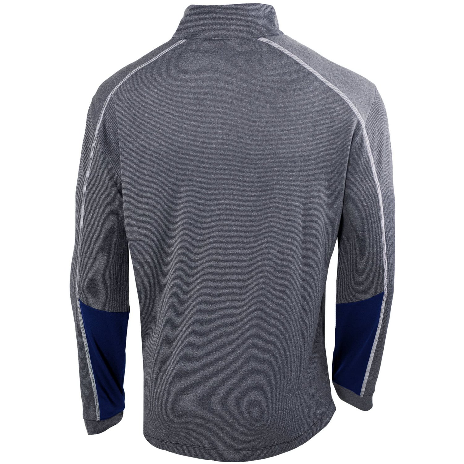 Columbia Heathered Gray/ Dallas Mavericks Omni-Wick Shotgun 20 Quarter-Zip Pullover Top