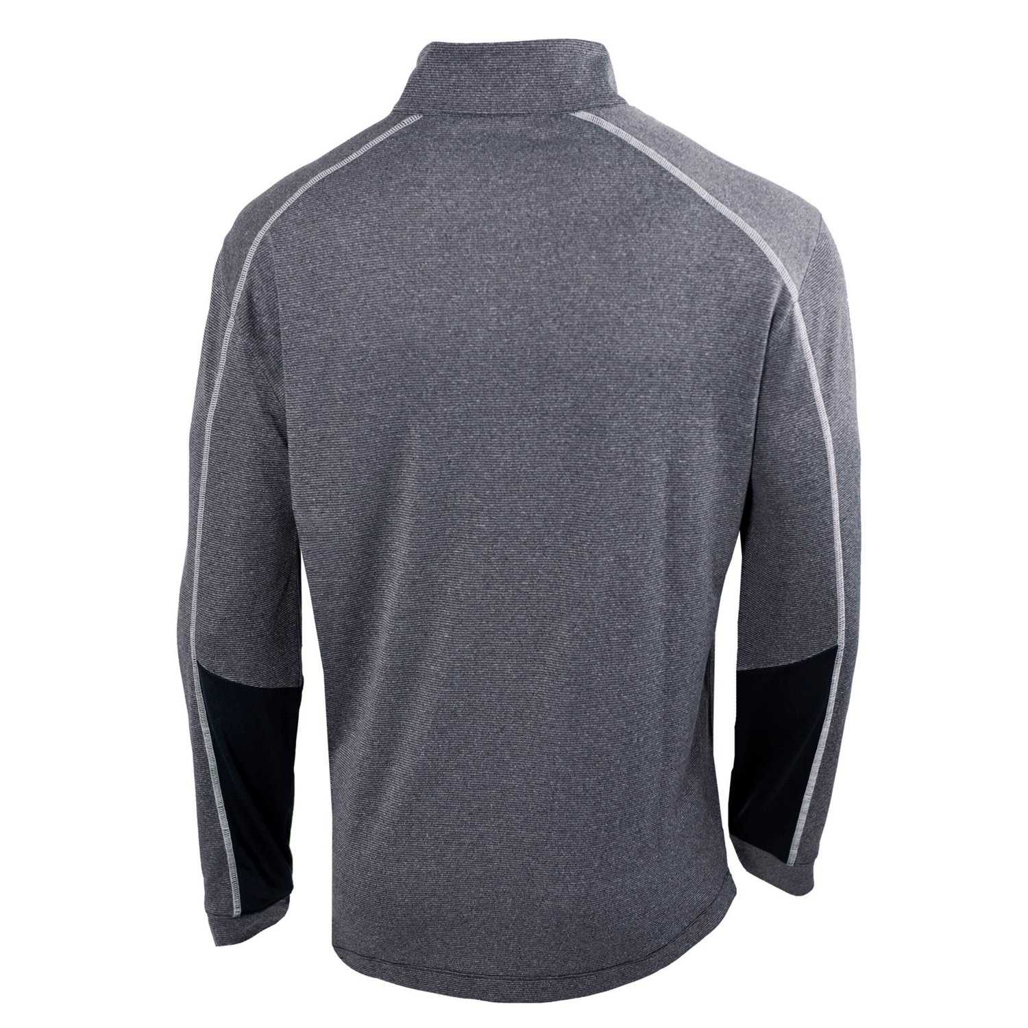Columbia Heathered Gray/ Iowa Hawkeyes Omni-Wick Shotgun 20 Quarter-Zip Pullover Top                                             - view number 3