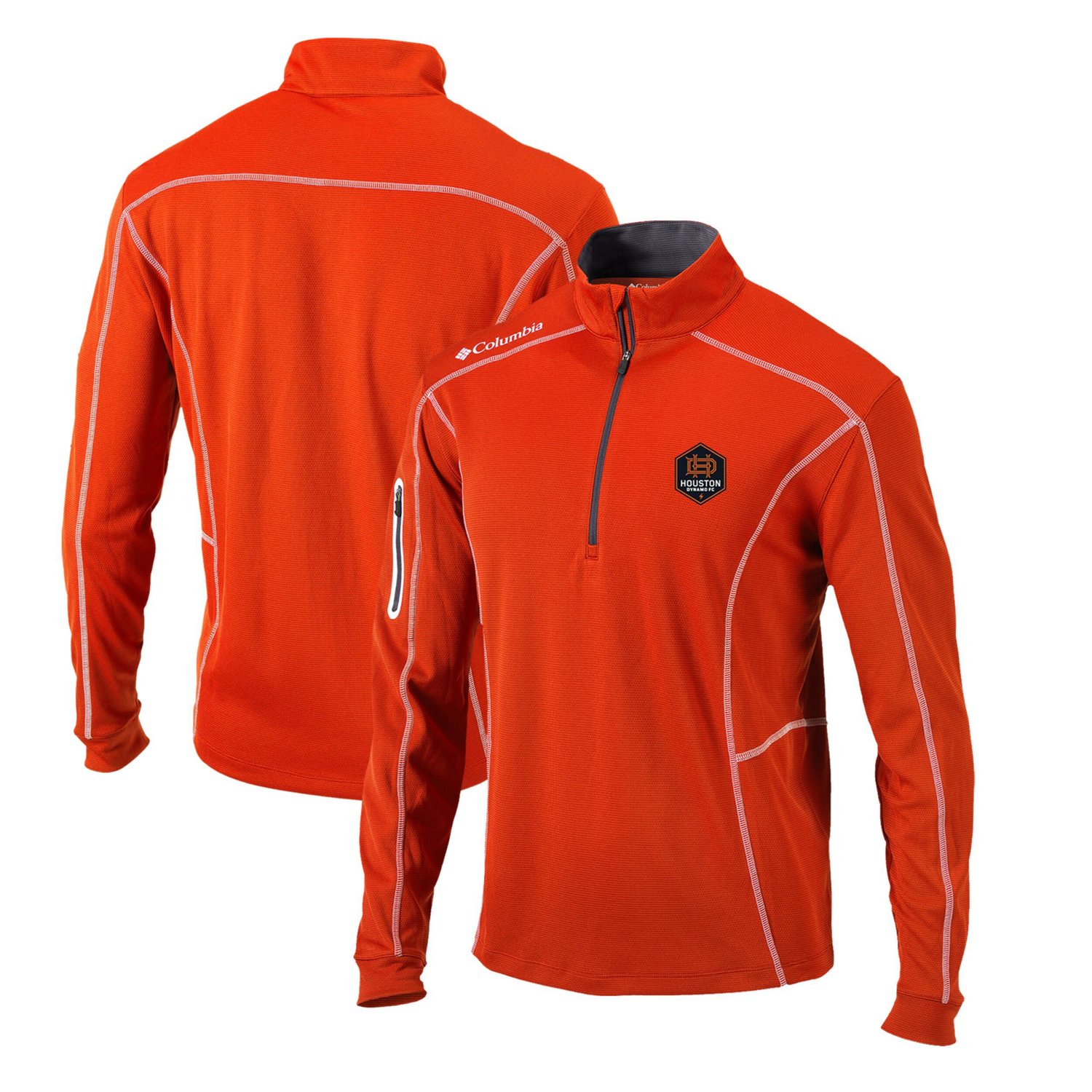 Columbia Houston Dynamo FC Omni-Wick Shotgun Quarter-Zip Pullover Top