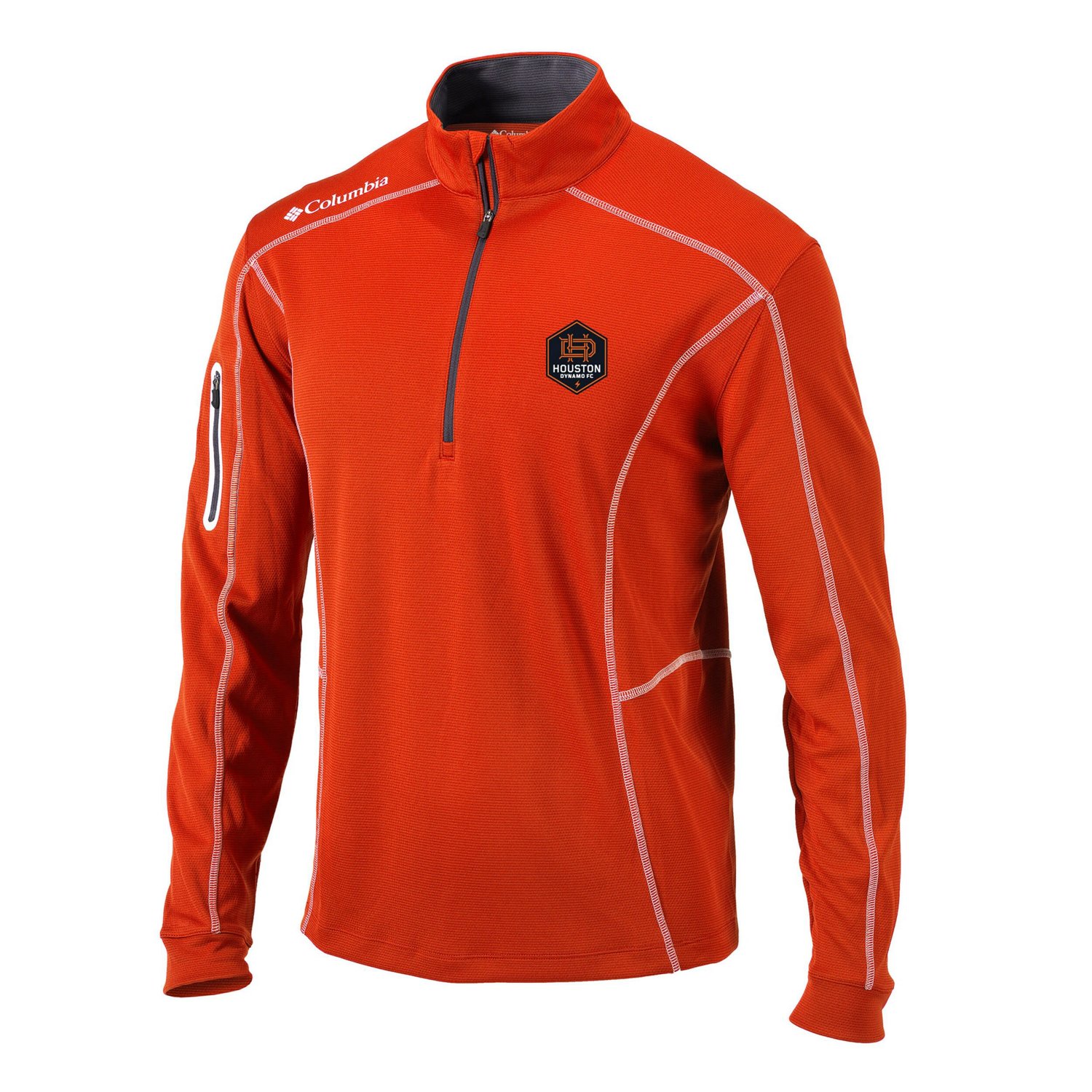 Columbia Houston Dynamo FC Omni-Wick Shotgun Quarter-Zip Pullover Top                                                            - view number 2