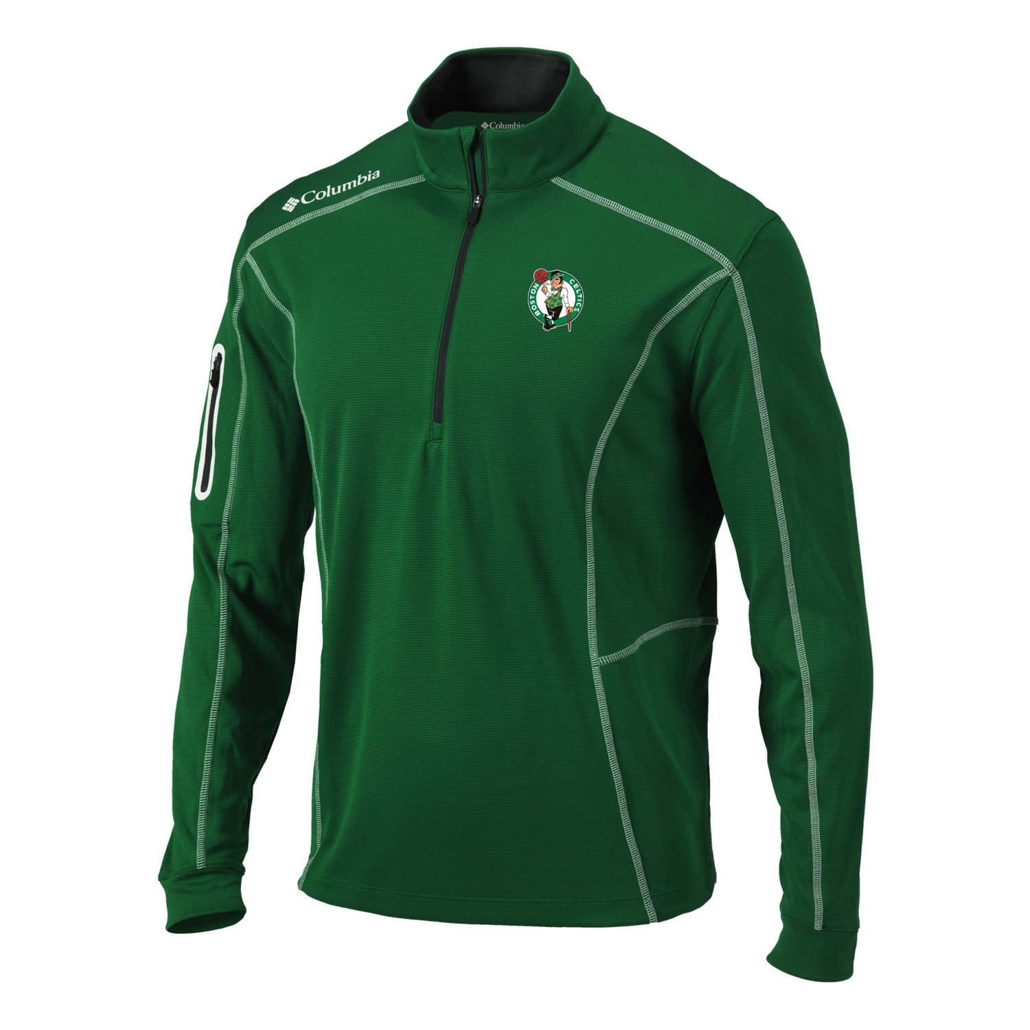 Columbia Kelly Boston Celtics Shotgun Quarter-Zip Pullover Jacket