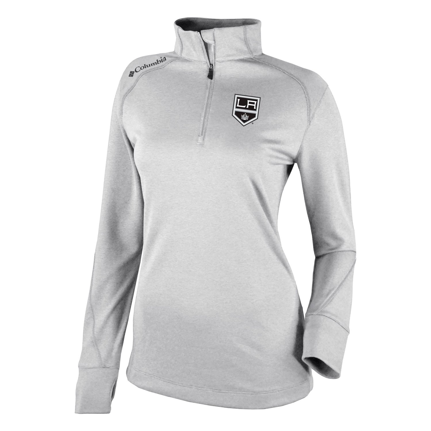 Columbia Los Angeles Kings Omni-Wick Shotgun 20 Quarter-Zip Pullover Top                                                         - view number 2