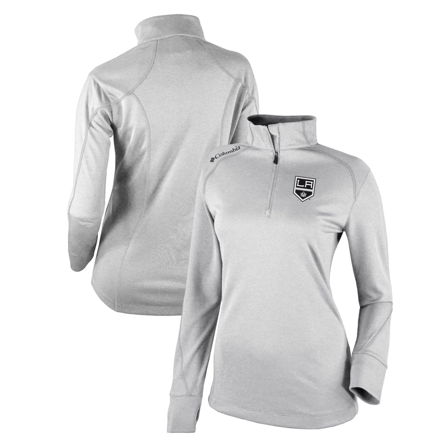 Columbia Los Angeles Kings Omni-Wick Shotgun 20 Quarter-Zip Pullover Top                                                         - view number 1