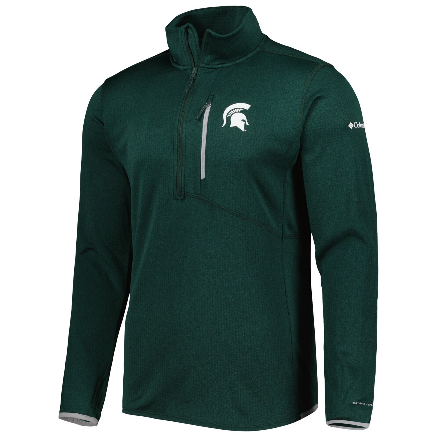 Columbia Michigan State Spartans Park View Omni-Wick Half-Zip Top - view number 2