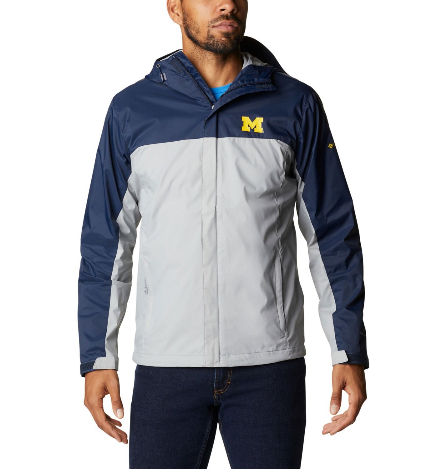 Columbia Michigan Wolverines Glennaker Storm Full-Zip Jacket