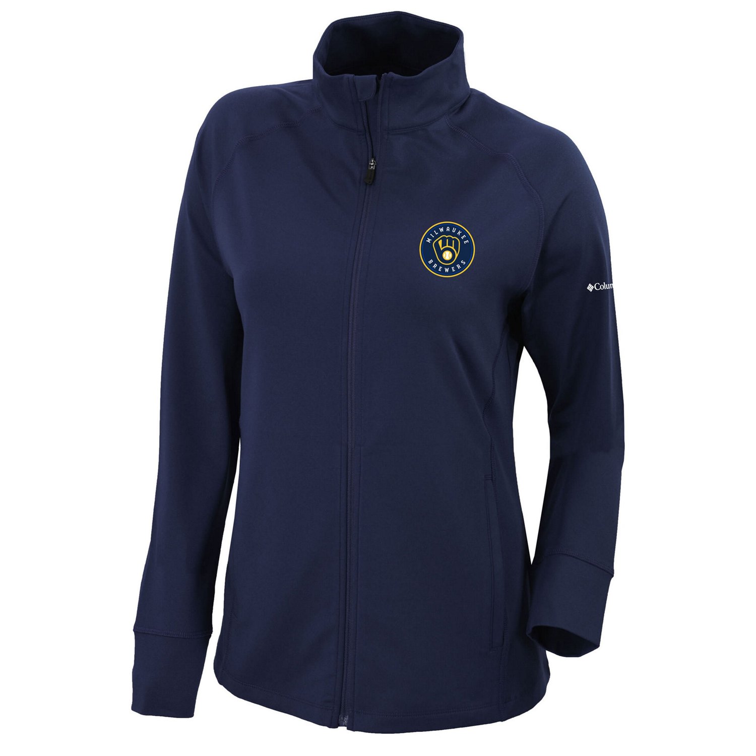 Columbia Milwaukee Brewers Omni-Wick Greenkeeper Full-Zip Jacket