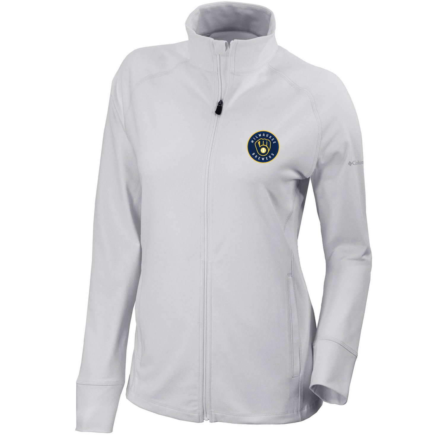 Columbia Milwaukee Brewers Omni-Wick Greenkeeper Full-Zip Jacket - view number 2